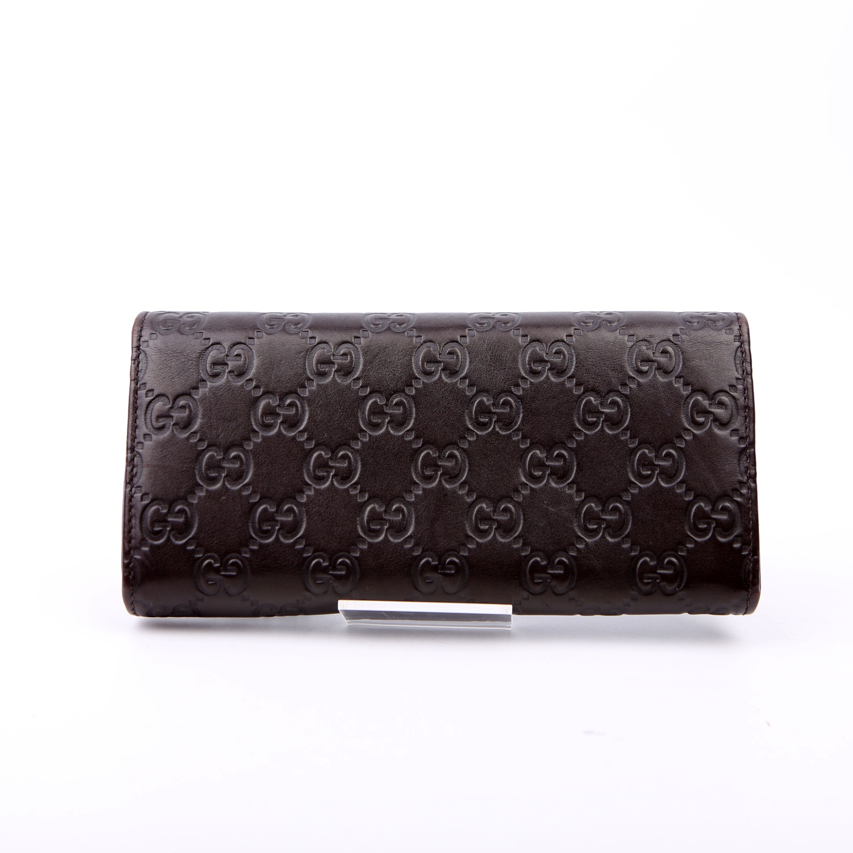 269541 Guccissima Wallet On Chain Clutch Brown