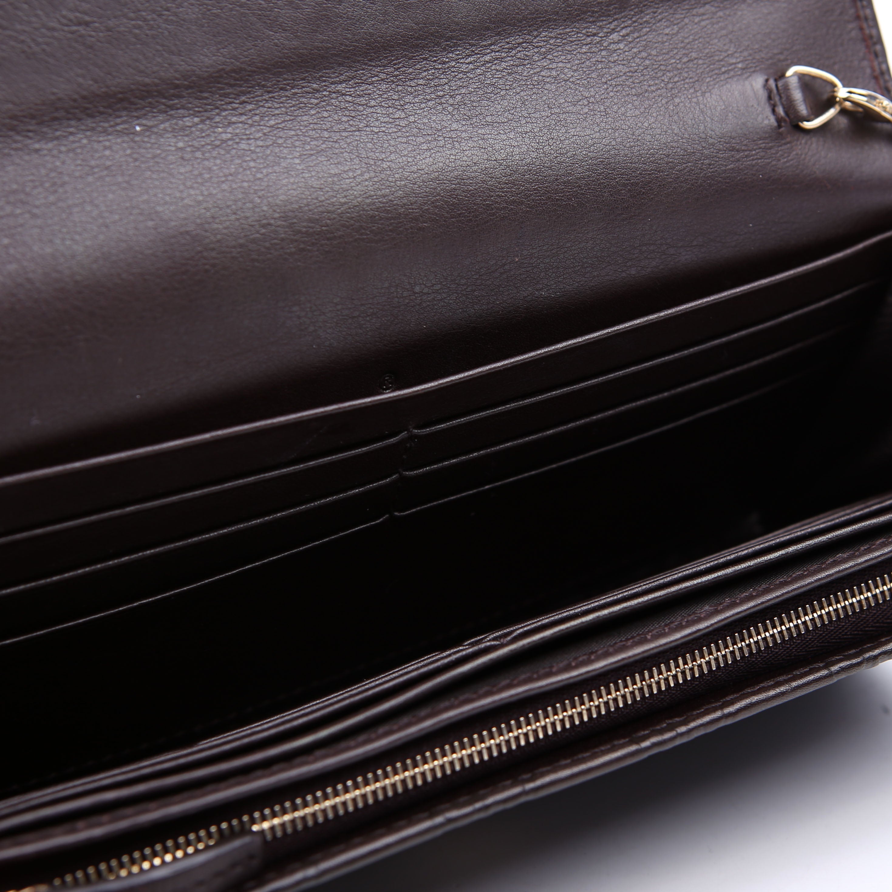 269541 Guccissima Wallet On Chain Clutch Brown