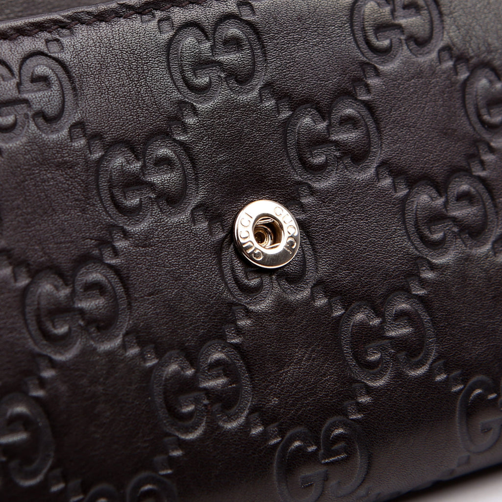 269541 Guccissima Wallet On Chain Clutch Brown