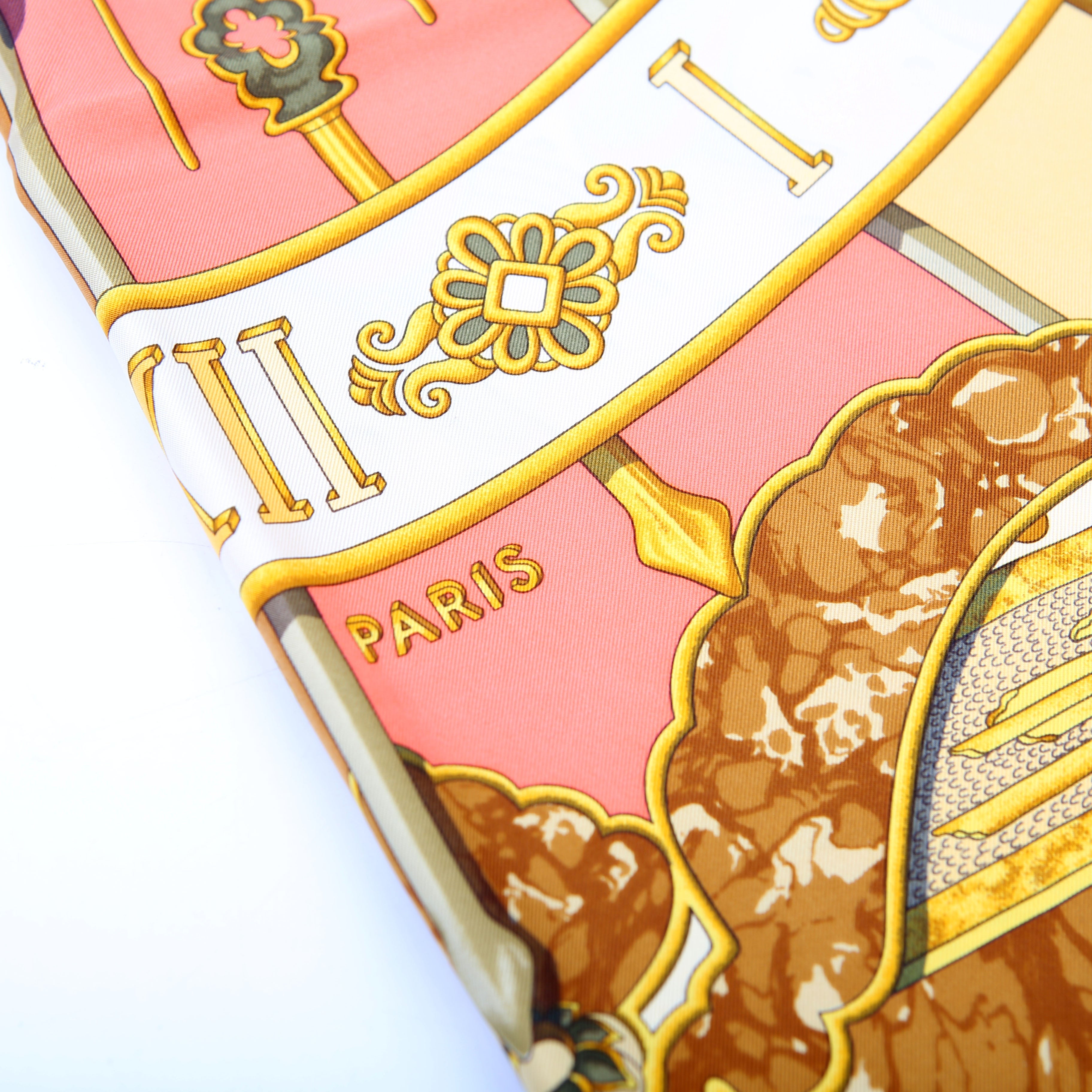 Carpe Diem Silk Scarf Yellow