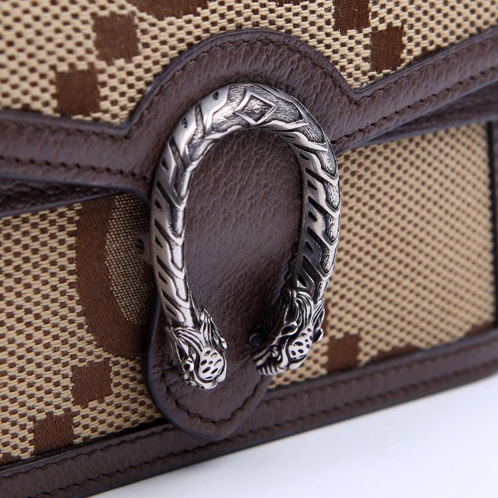 476432 Dionysus Jumbo GG Super Mini Brown