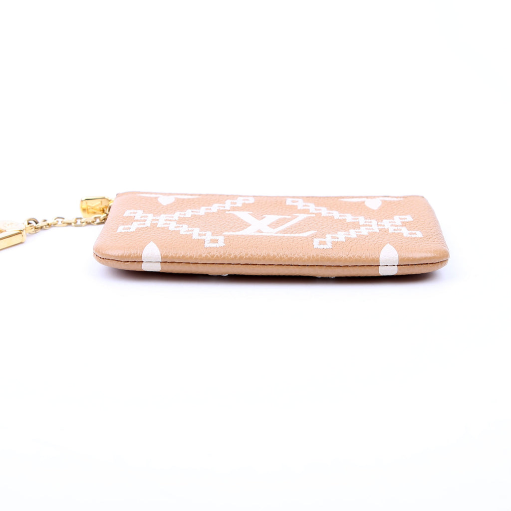 Pochette Cles Empreinte Tan