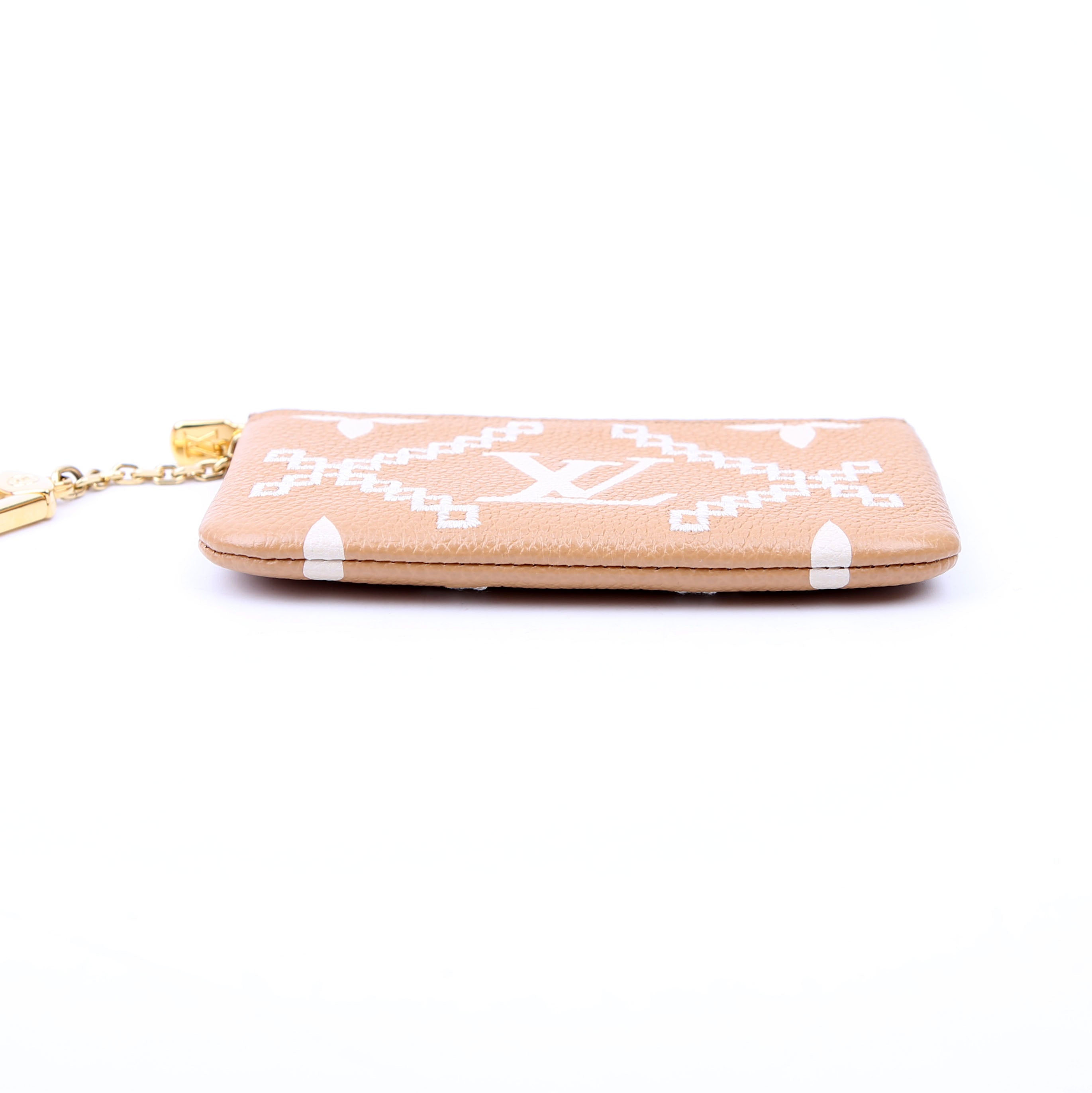Pochette Cles Empreinte Tan