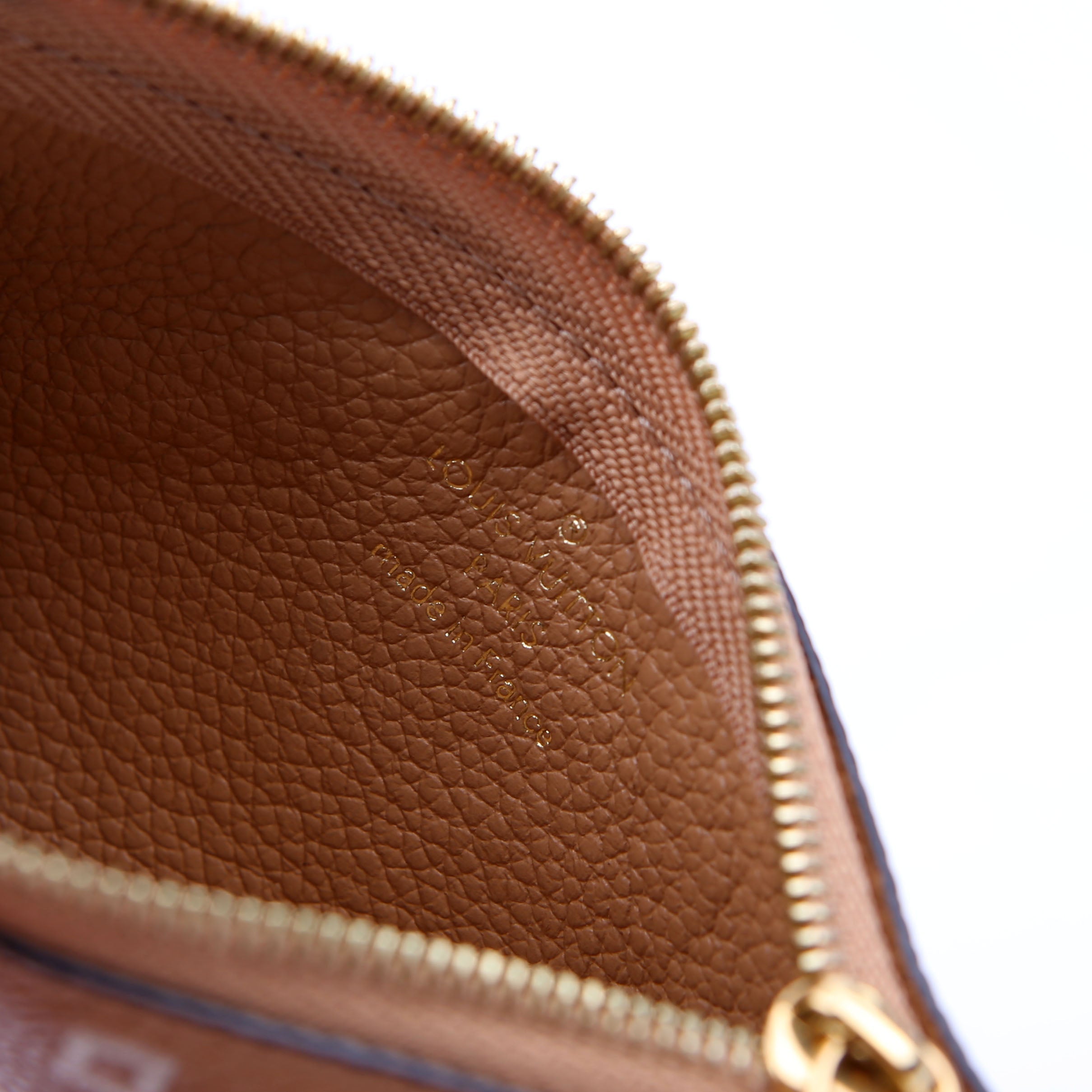 Pochette Cles Empreinte Tan