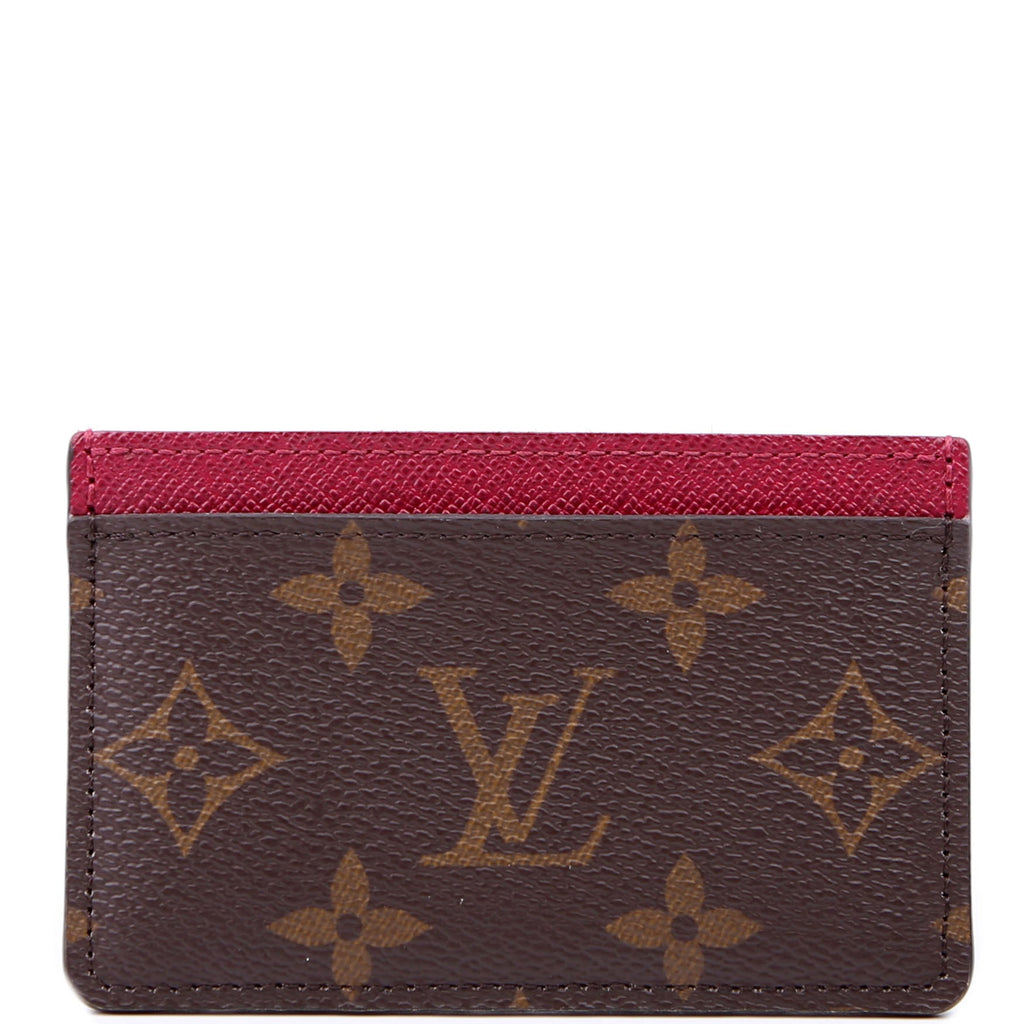 Card Holder Monogram Berry