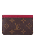 Card Holder Monogram Berry