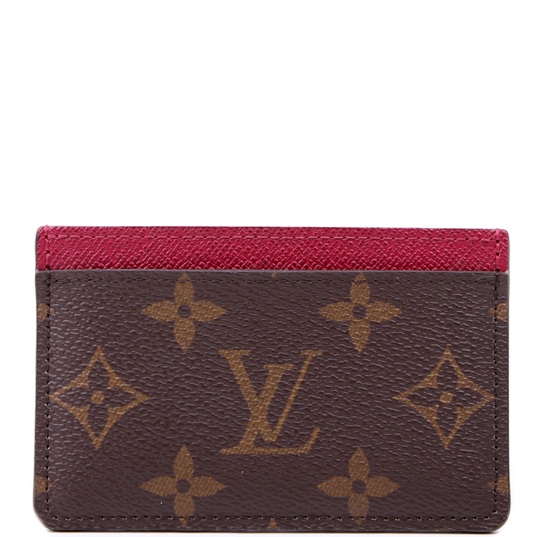 Card Holder Monogram Berry