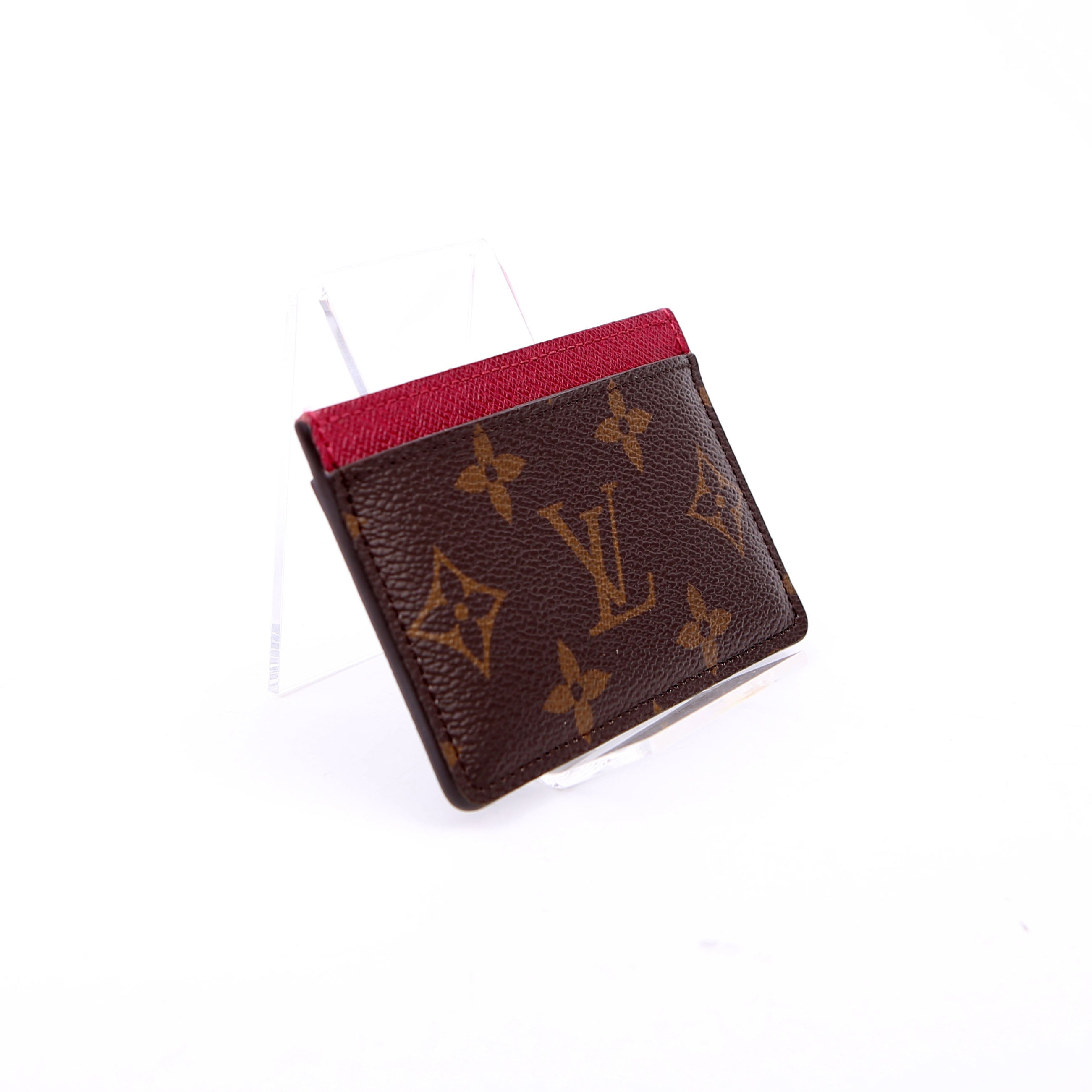 Card Holder Monogram Berry