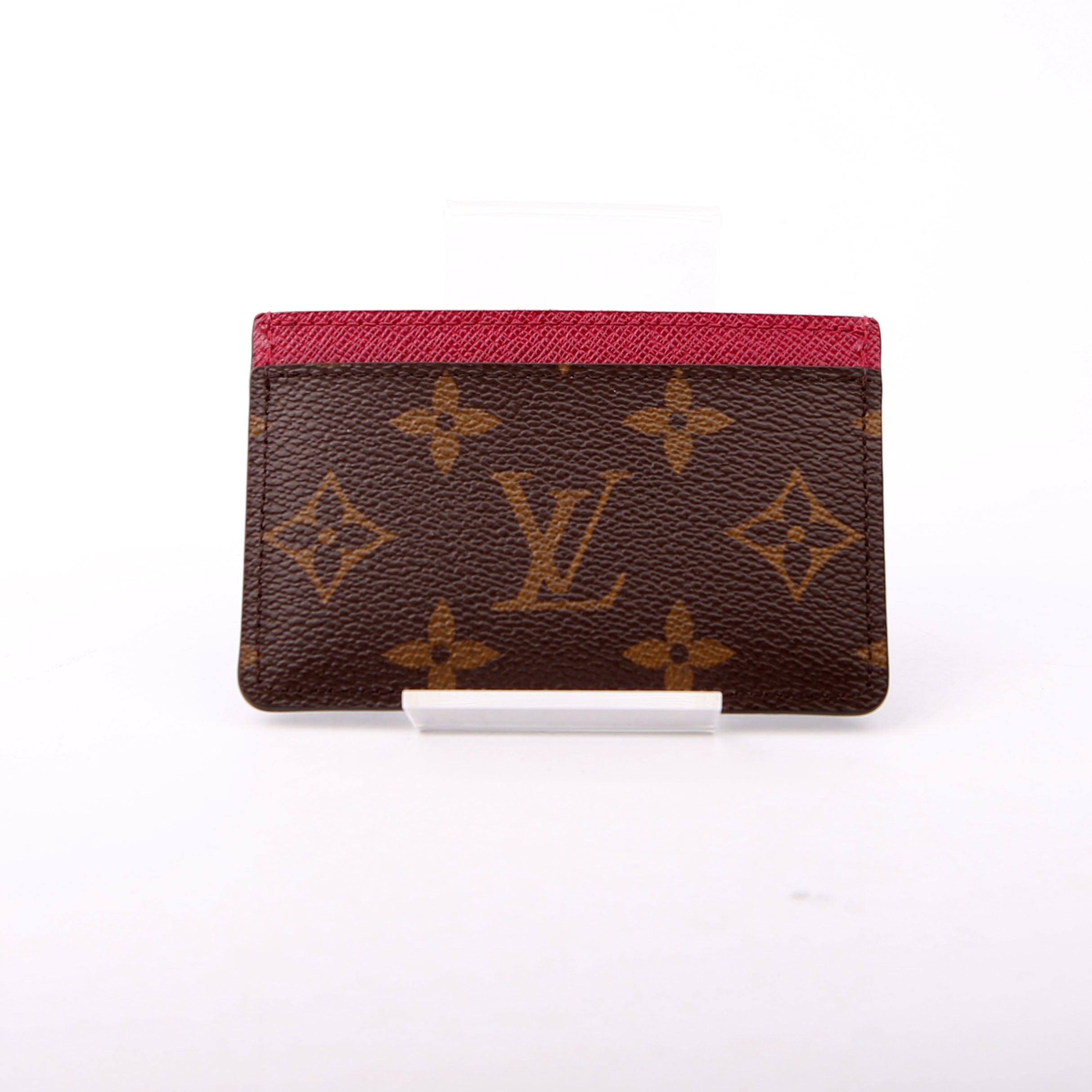 Card Holder Monogram Berry
