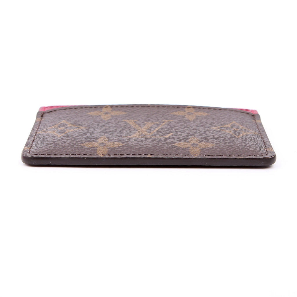 Card Holder Monogram Berry