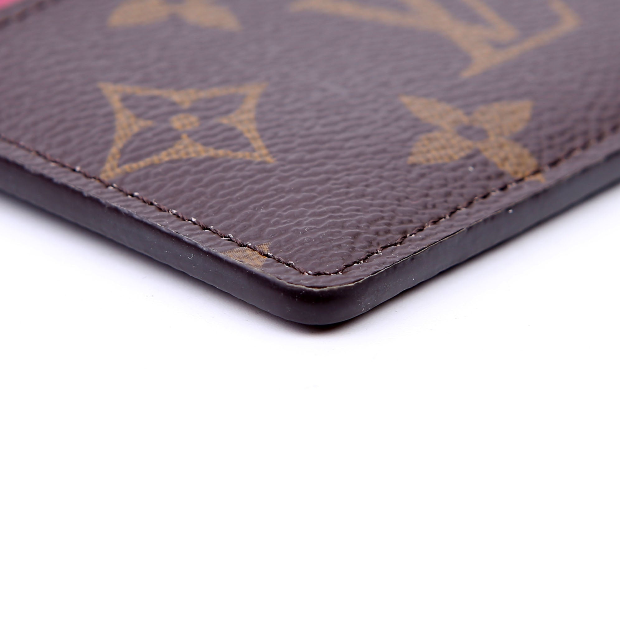 Card Holder Monogram Berry