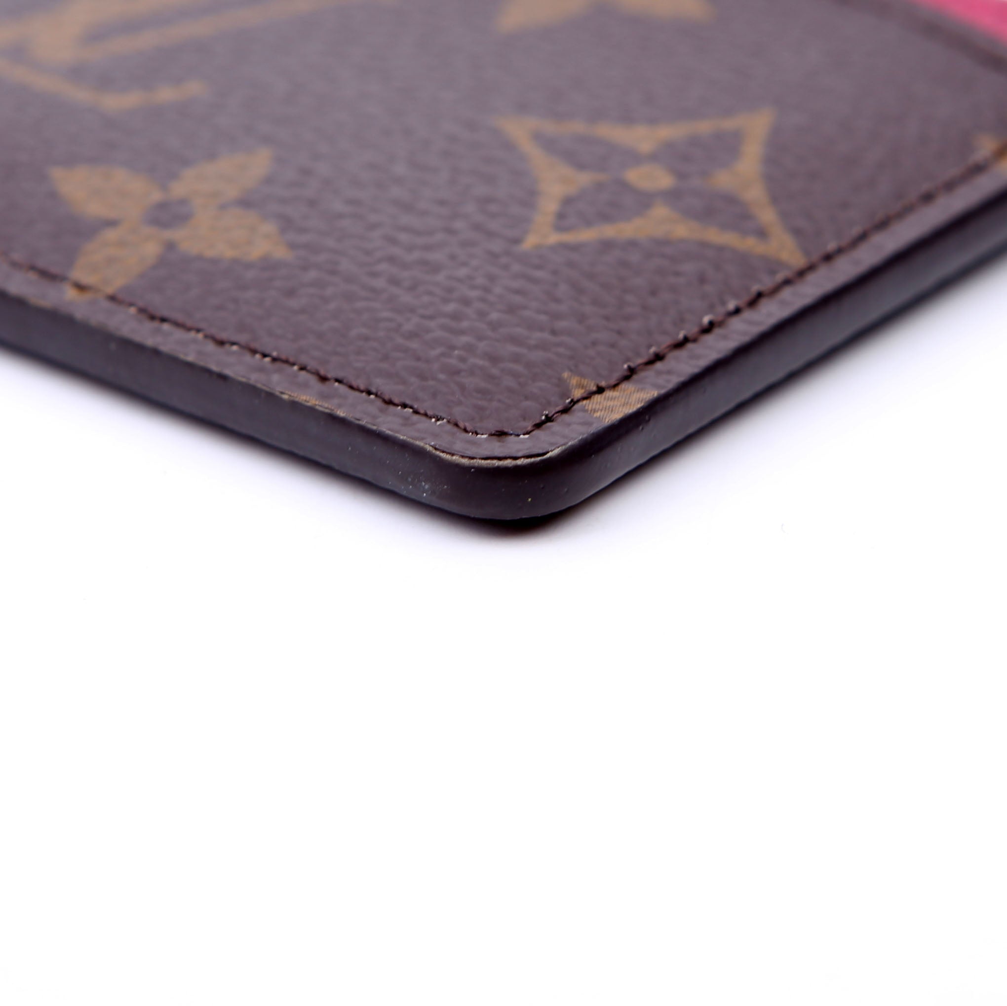 Card Holder Monogram Berry