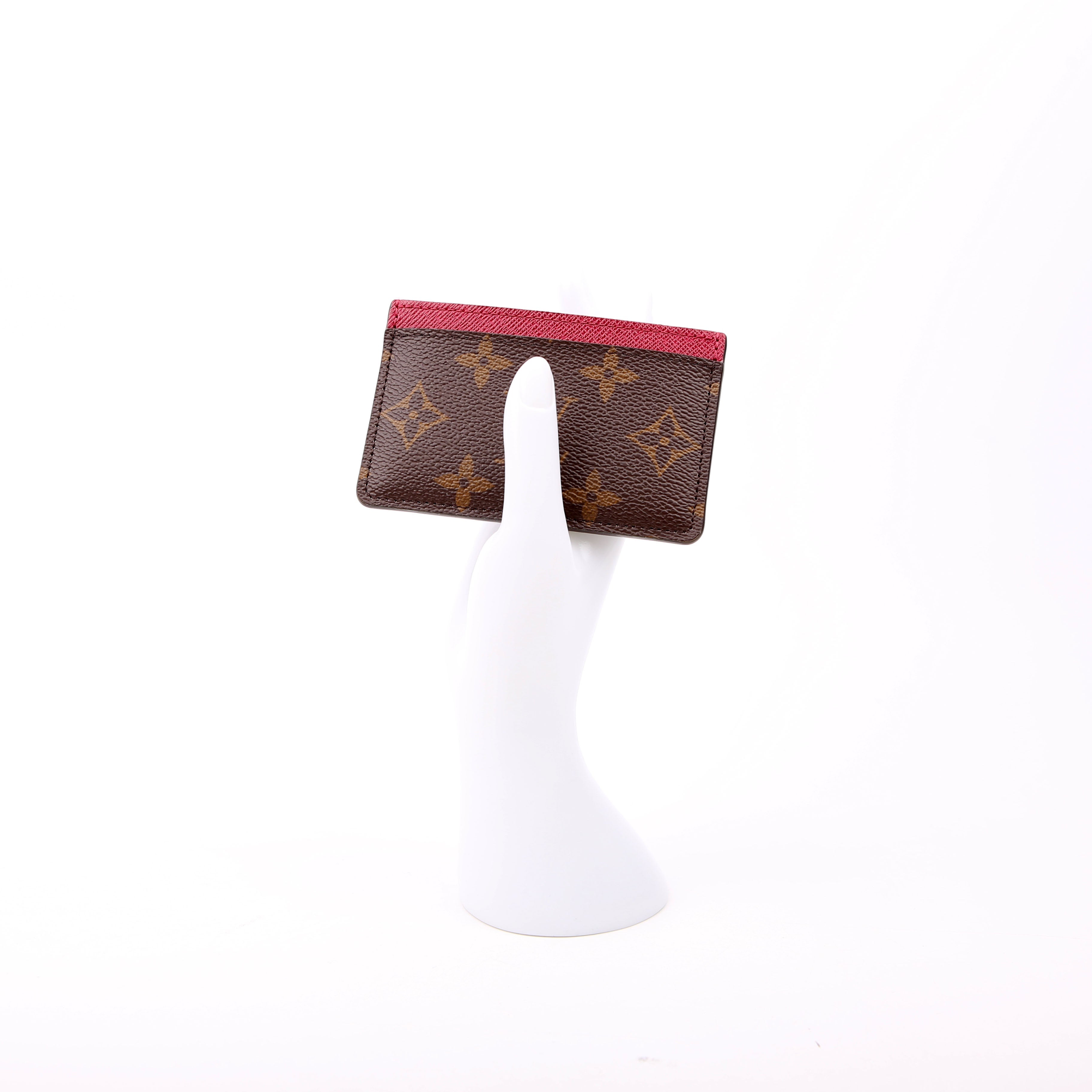 Card Holder Monogram Berry