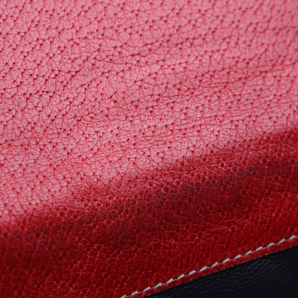 131854 GG Canvas Tri-Fold Wallet Navy/Red