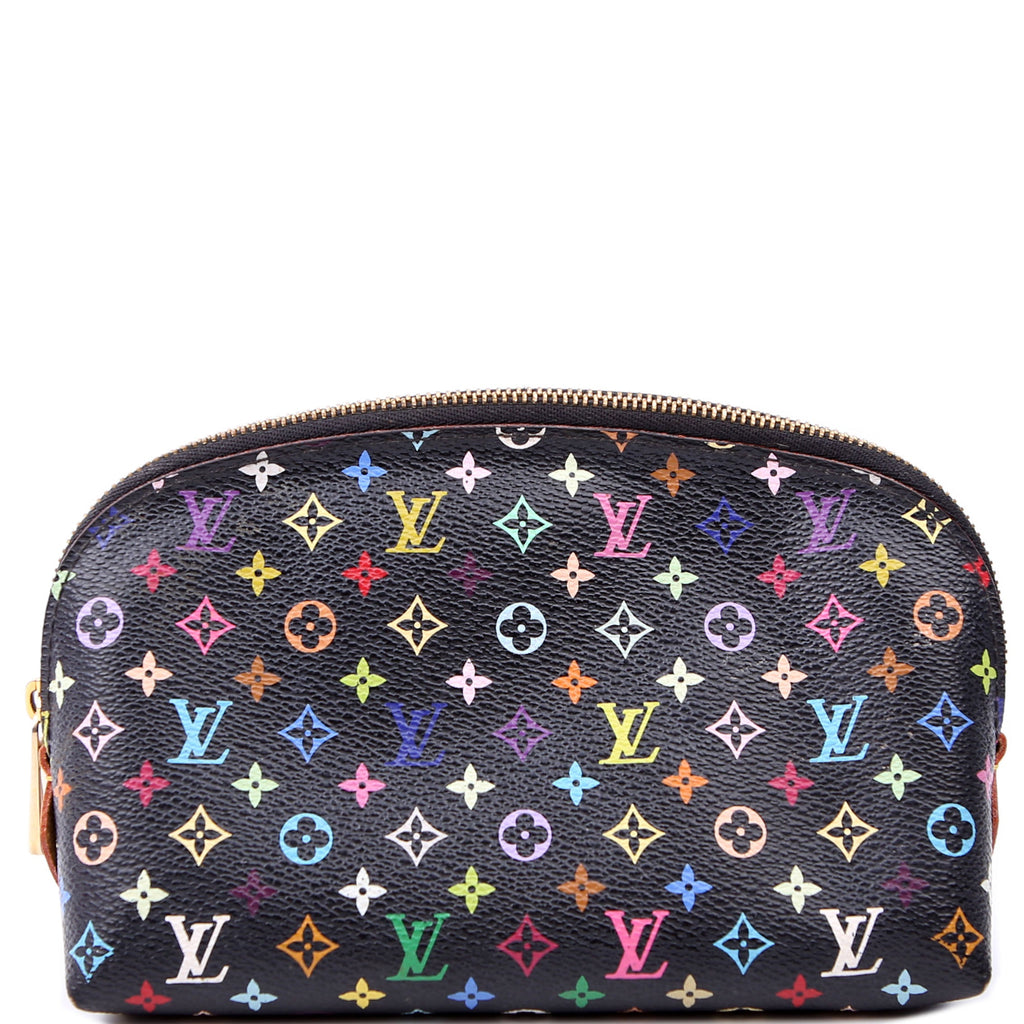Cosmetic Pouch PM Multicolor Monogram Black