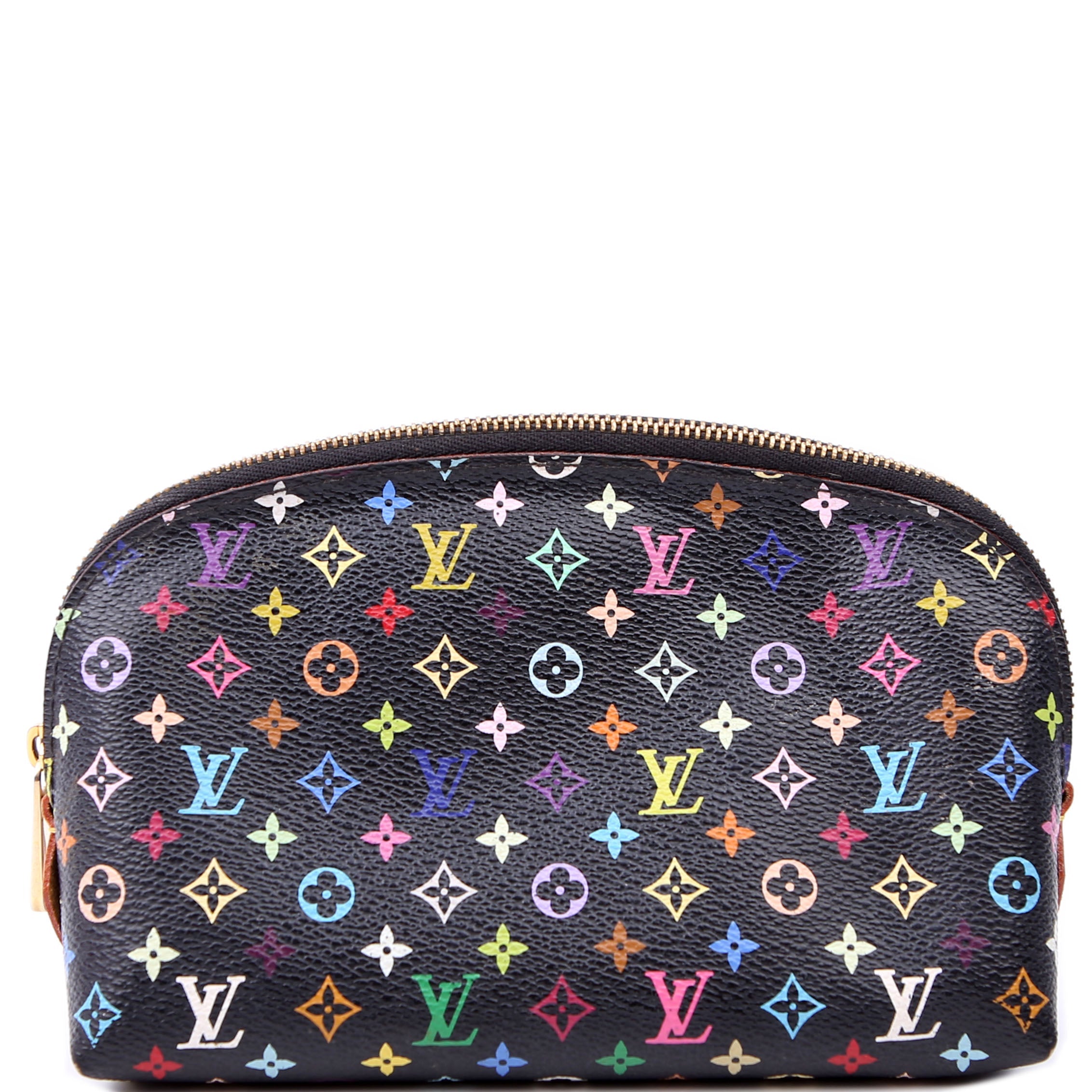 Cosmetic Pouch PM Multicolor Monogram Black