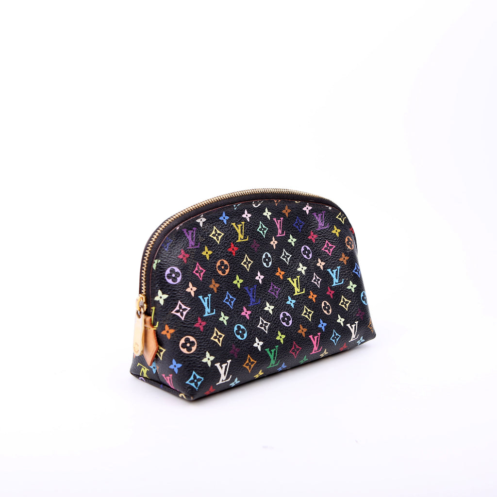 Cosmetic Pouch PM Multicolor Monogram Black