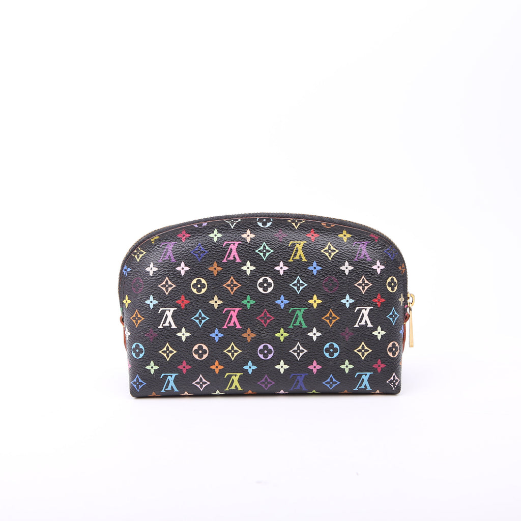 Cosmetic Pouch PM Multicolor Monogram Black
