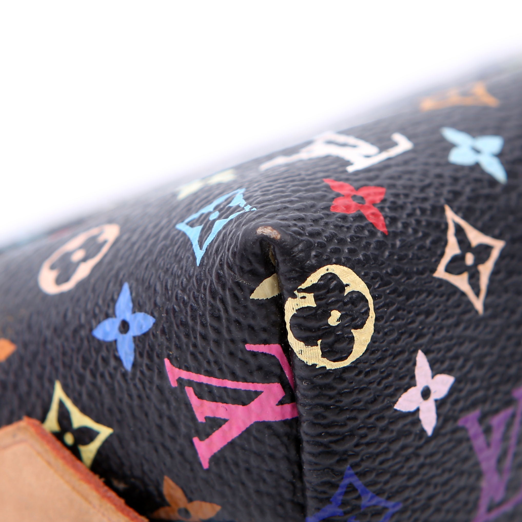 Cosmetic Pouch PM Multicolor Monogram Black