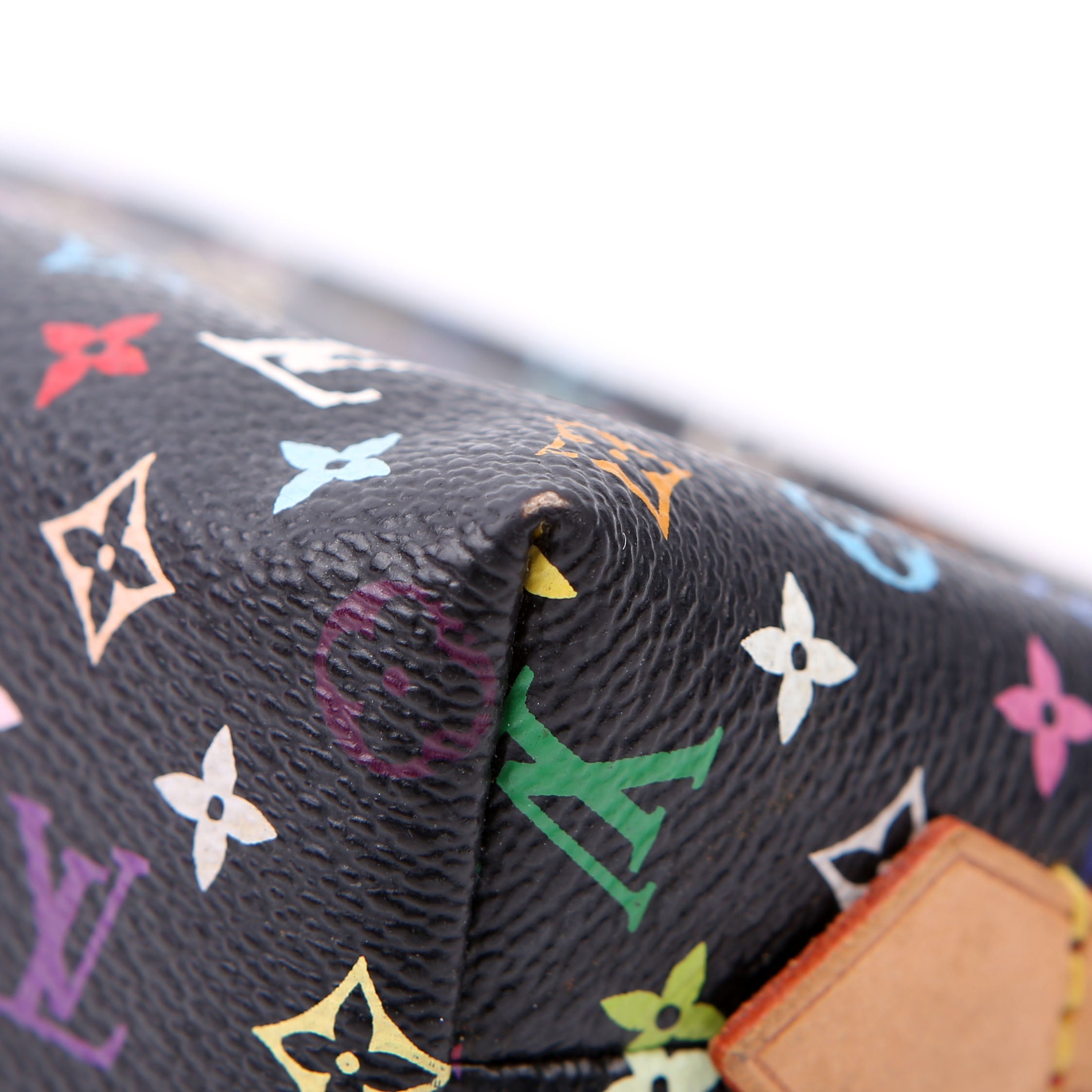 Cosmetic Pouch PM Multicolor Monogram Black