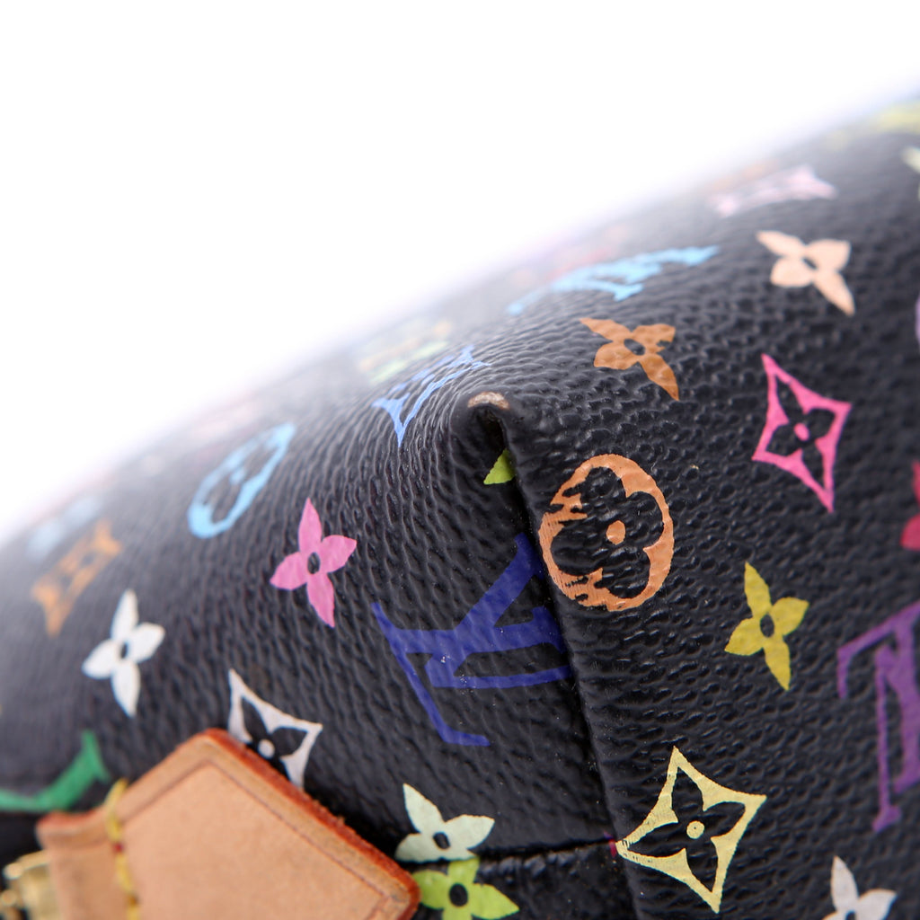 Cosmetic Pouch PM Multicolor Monogram Black