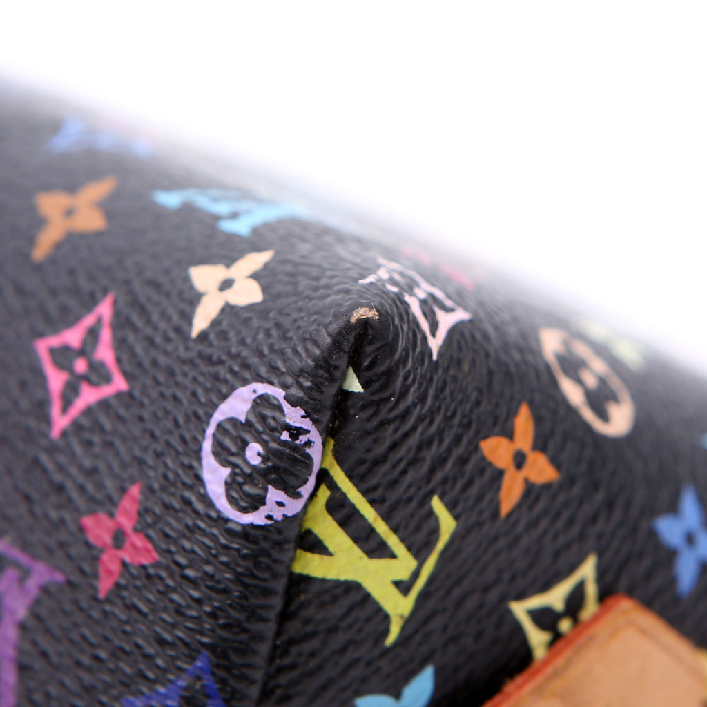 Cosmetic Pouch PM Multicolor Monogram Black