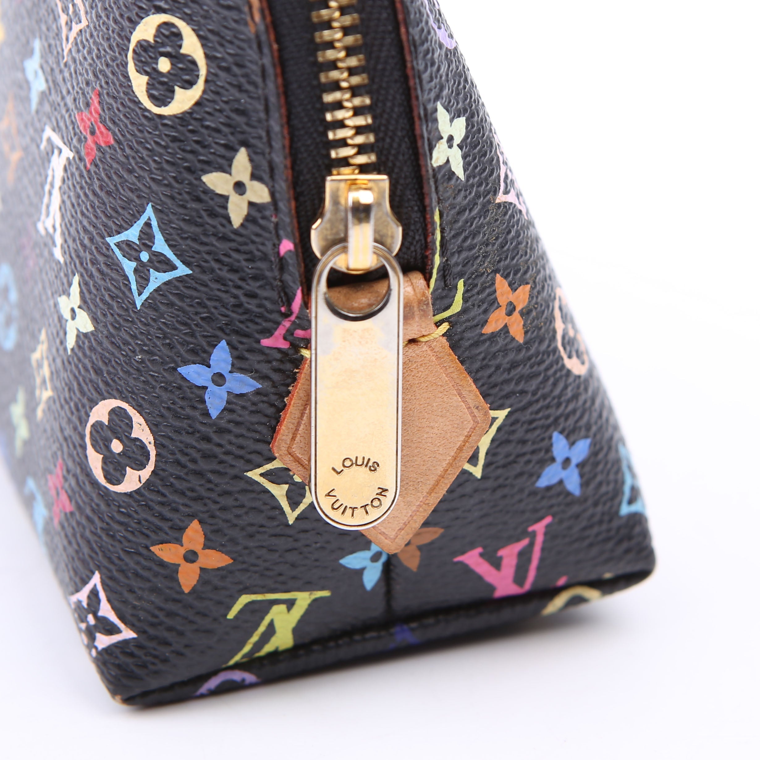 Cosmetic Pouch PM Multicolor Monogram Black