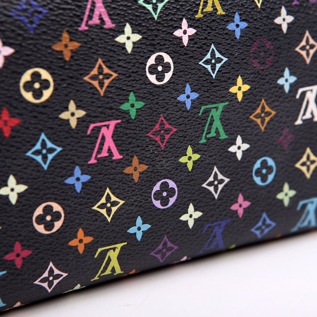 Cosmetic Pouch PM Multicolor Monogram Black