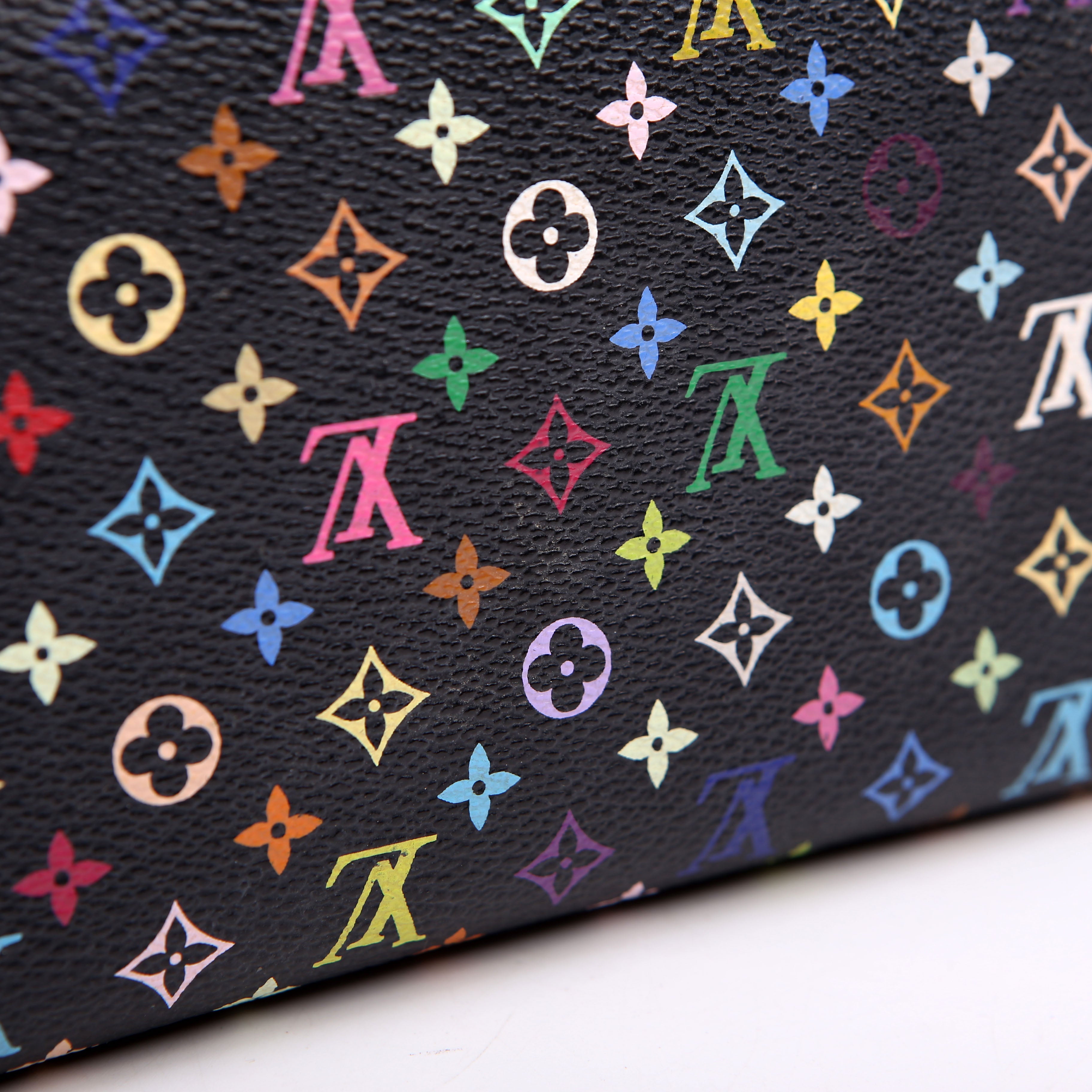 Cosmetic Pouch PM Multicolor Monogram Black