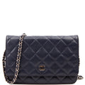 WOC Classic Quilted Caviar Navy
