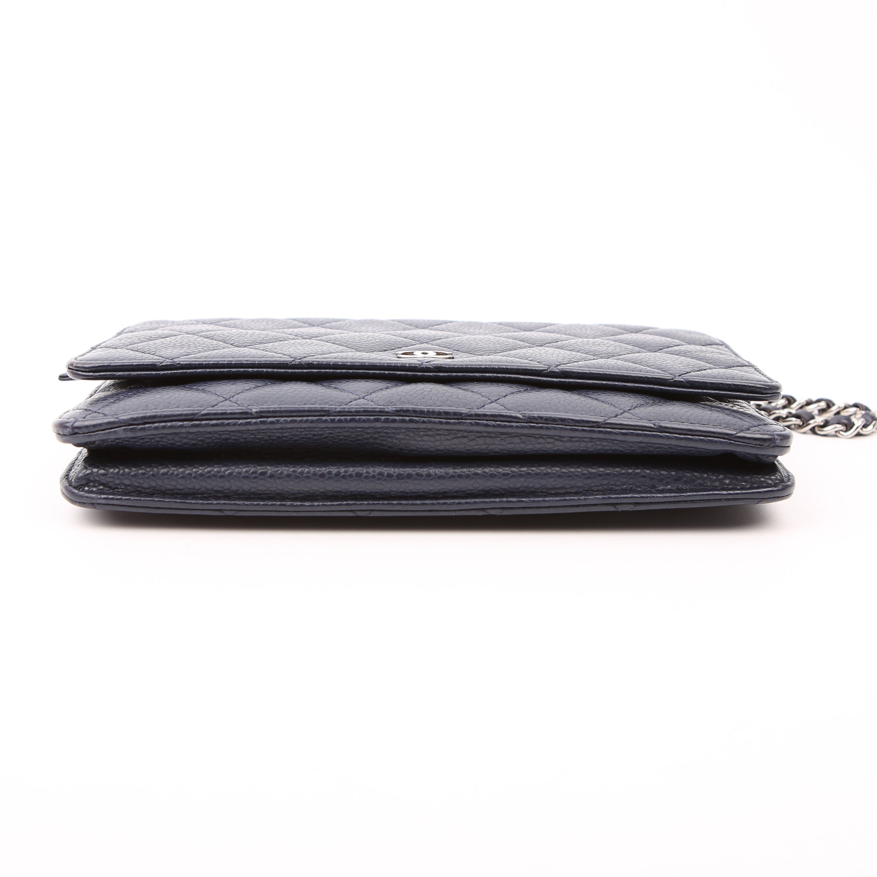 WOC Classic Quilted Caviar Navy