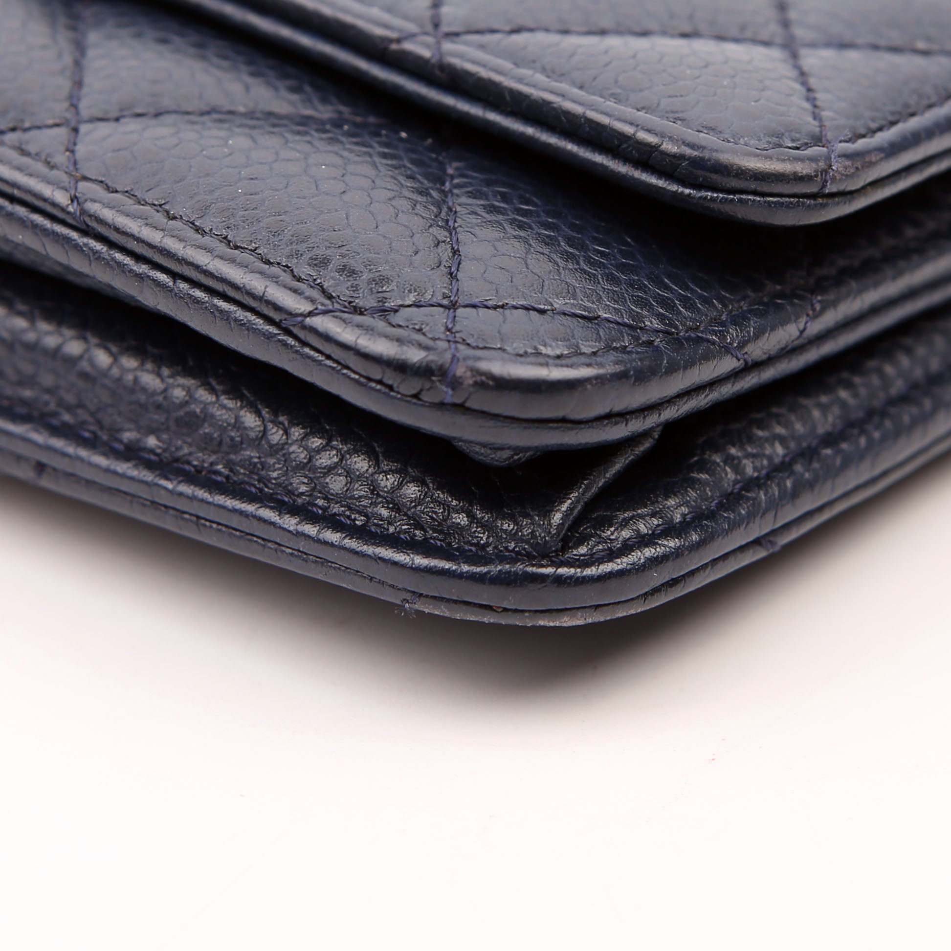 WOC Classic Quilted Caviar Navy