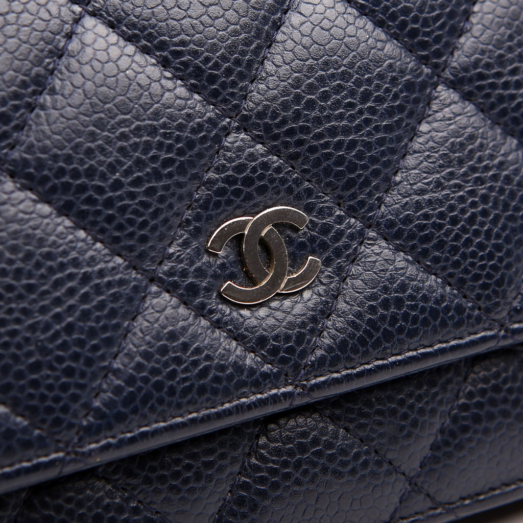 WOC Classic Quilted Caviar Navy