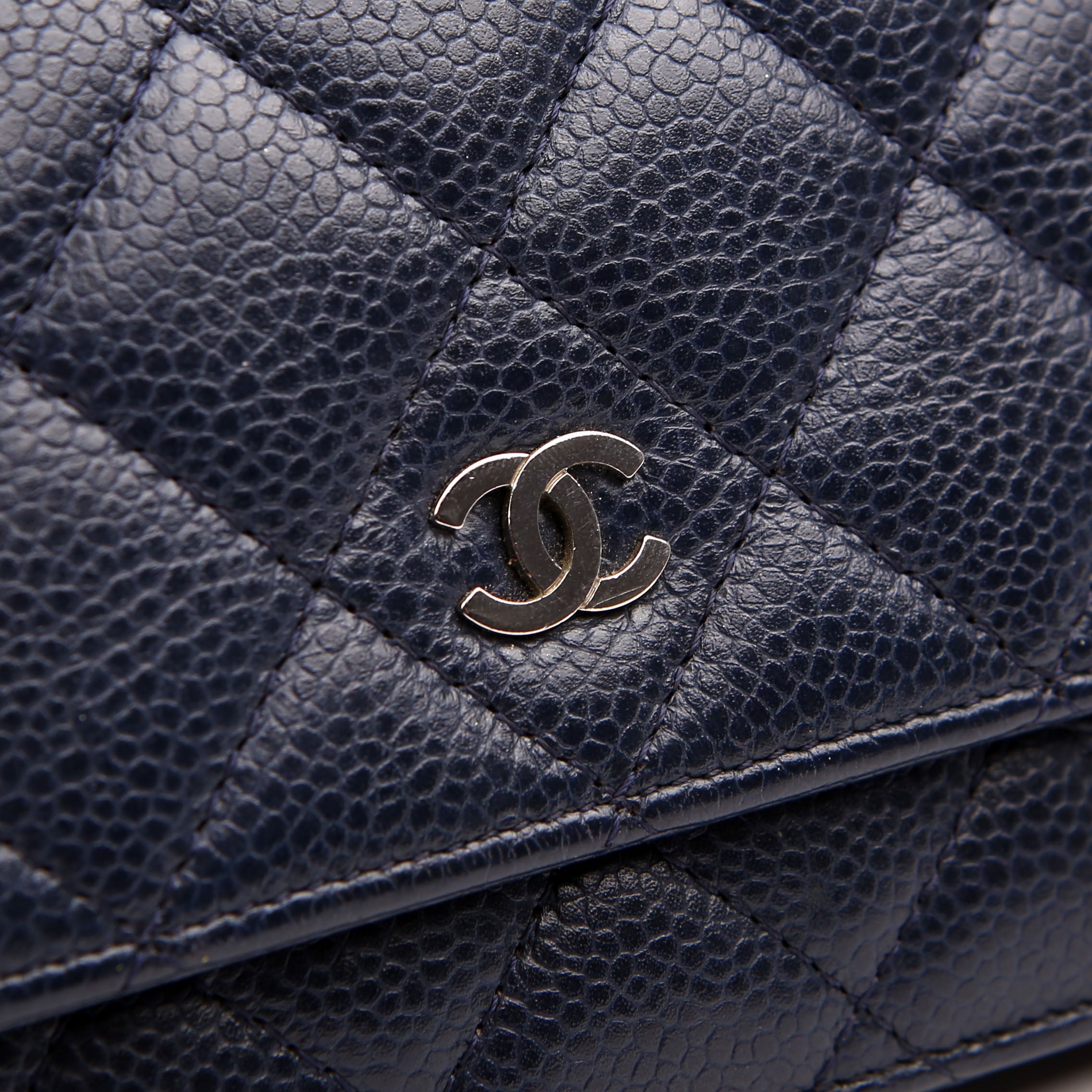 WOC Classic Quilted Caviar Navy