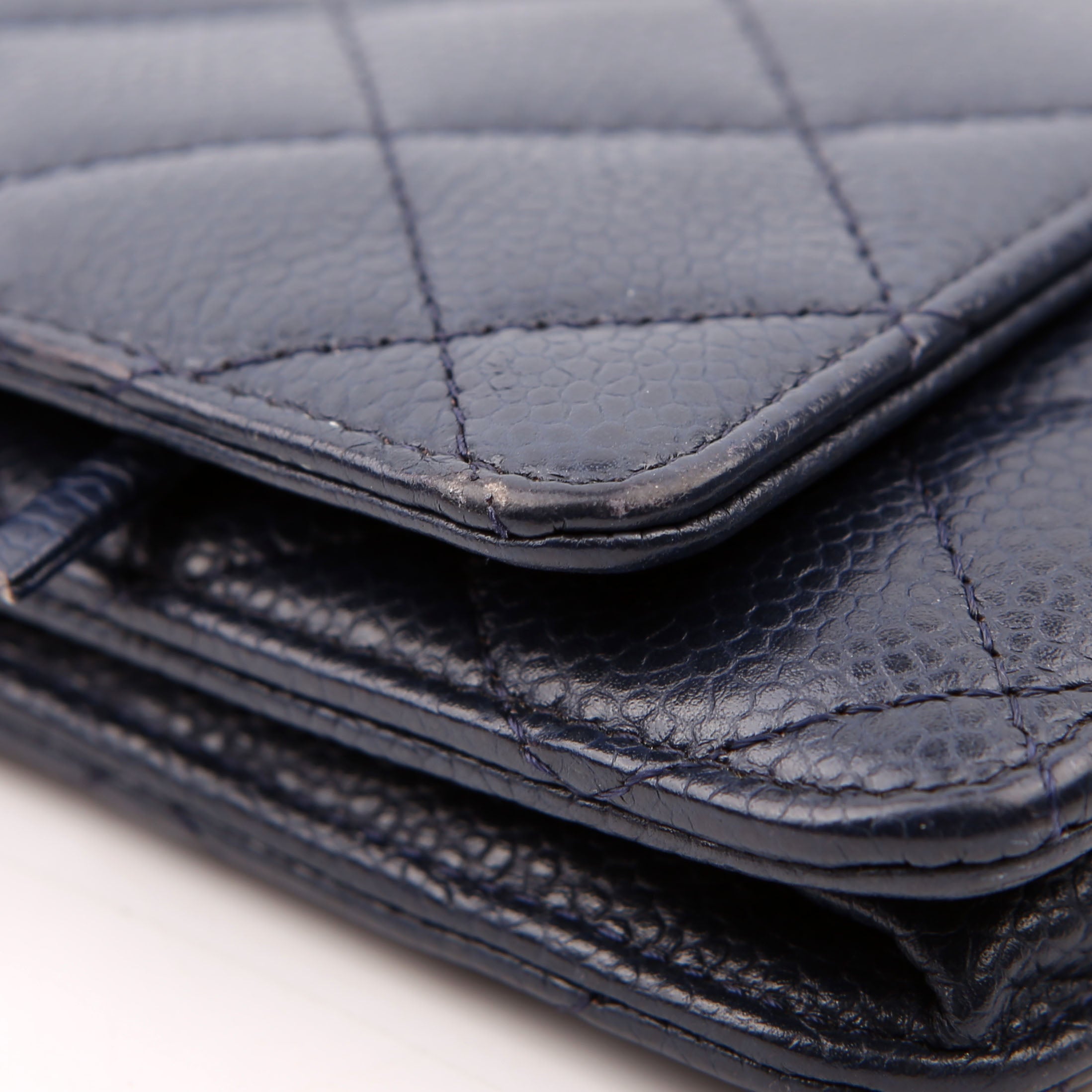WOC Classic Quilted Caviar Navy