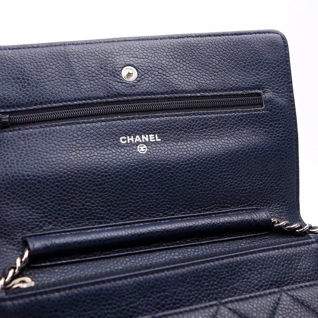 WOC Classic Quilted Caviar Navy
