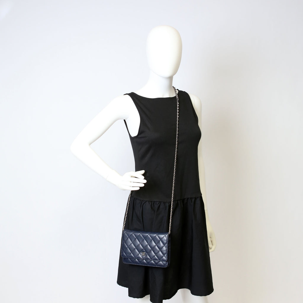 WOC Classic Quilted Caviar Navy