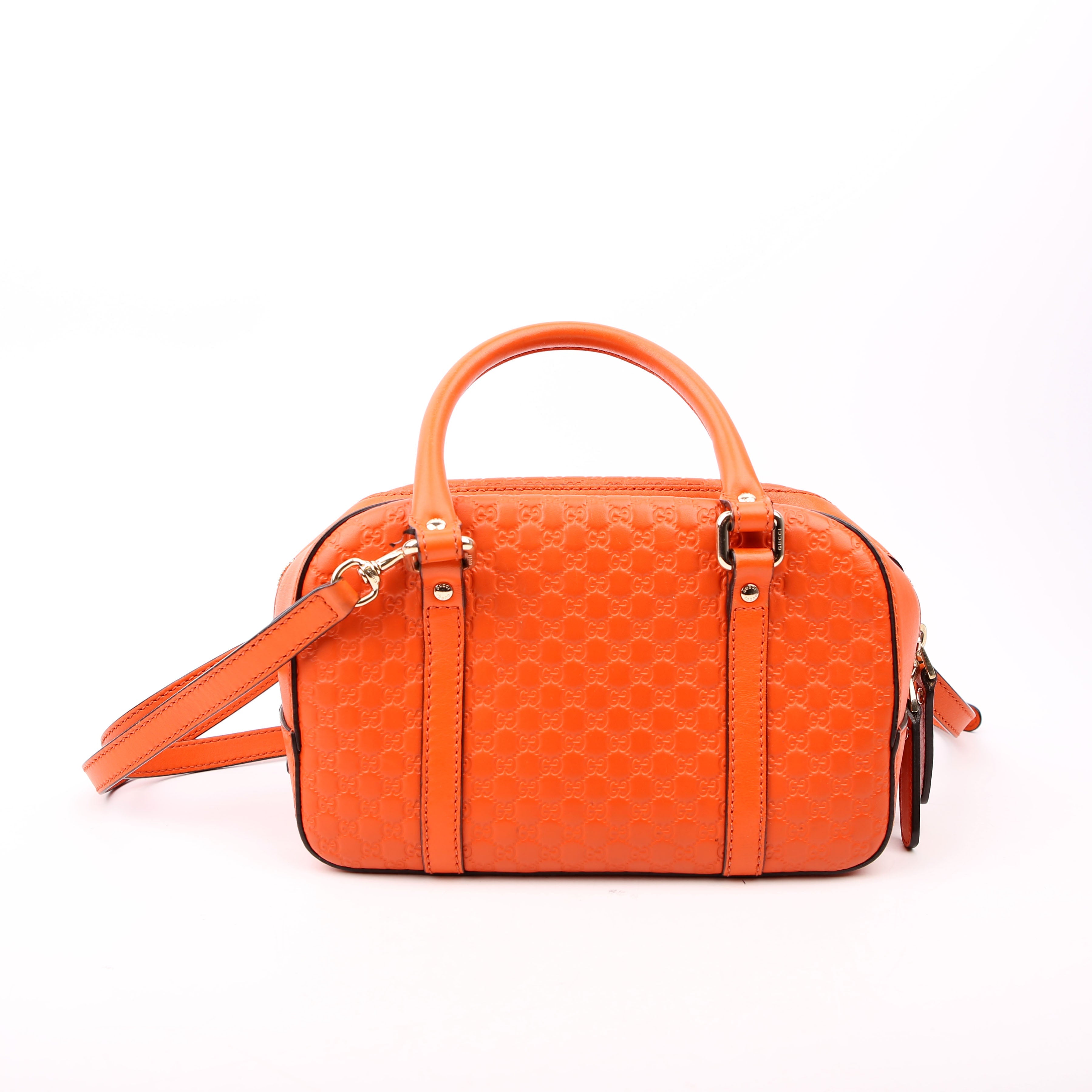 510289 Micro Guccissima Small Crossbody Orange