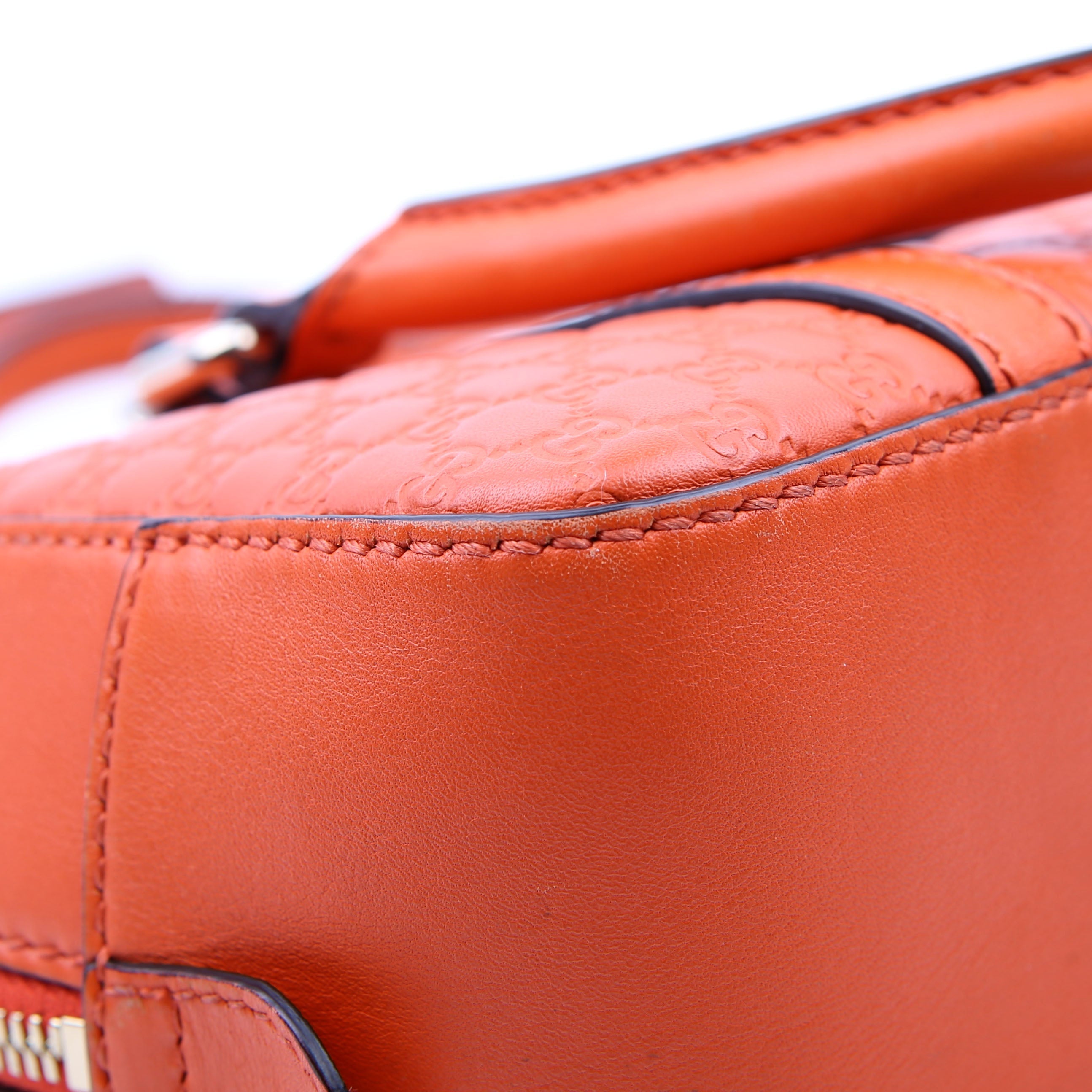 510289 Micro Guccissima Small Crossbody Orange