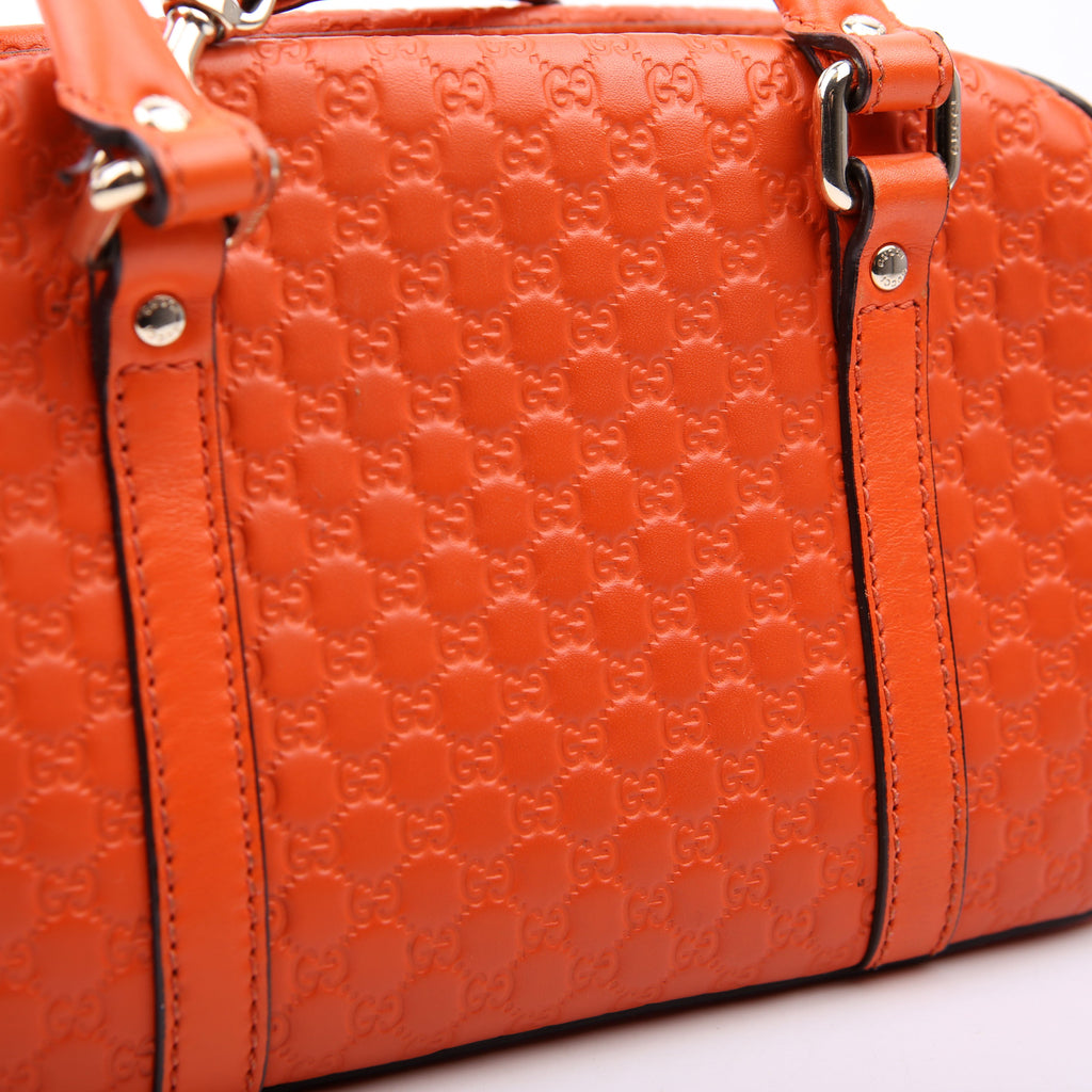 510289 Micro Guccissima Small Crossbody Orange