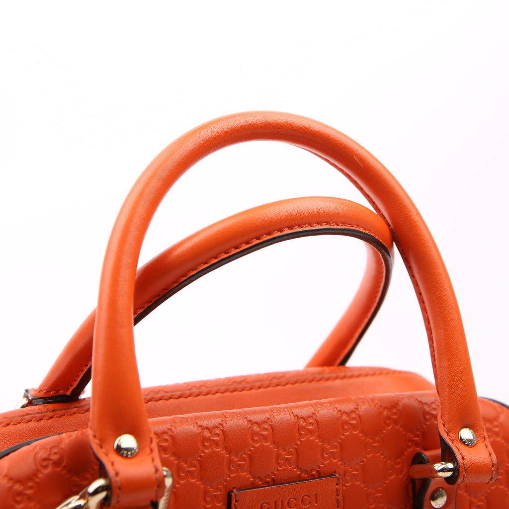 510289 Micro Guccissima Small Crossbody Orange