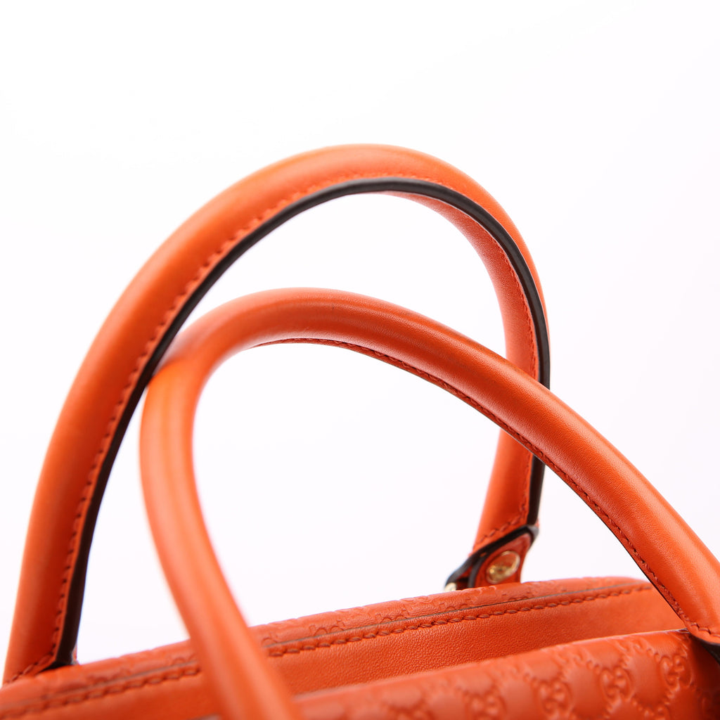 510289 Micro Guccissima Small Crossbody Orange