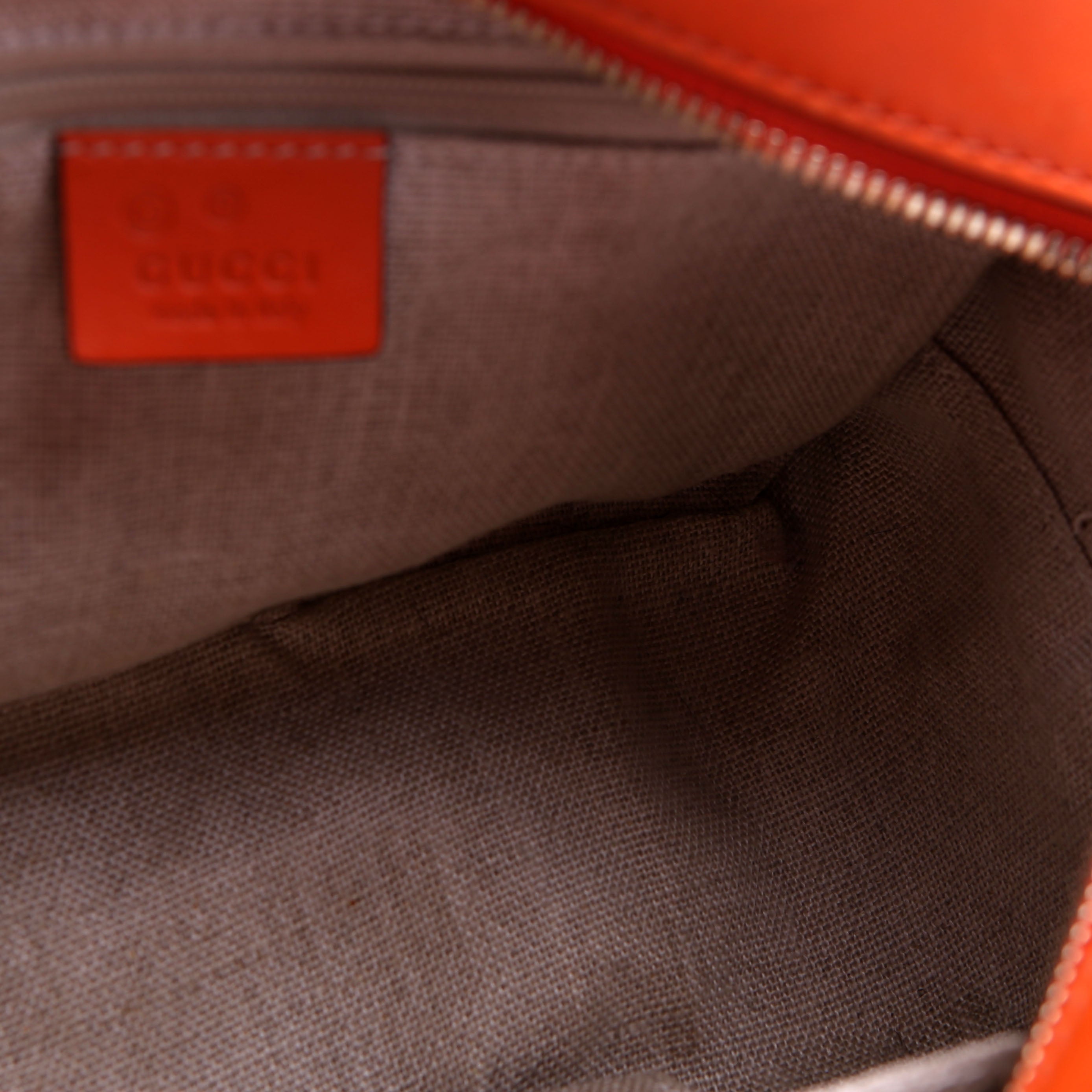 510289 Micro Guccissima Small Crossbody Orange