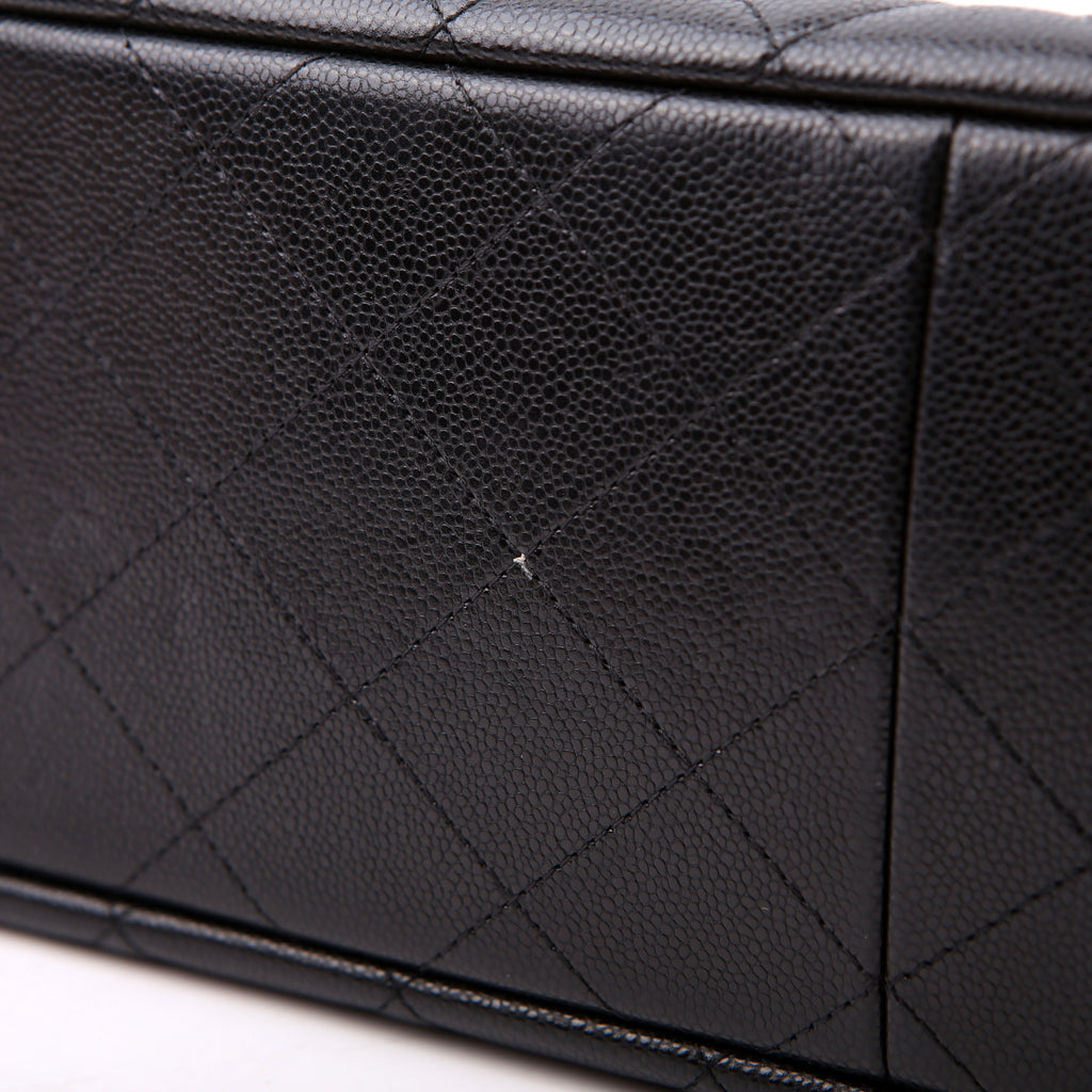 Classic CC Shopping Tote Caviar RFID Black