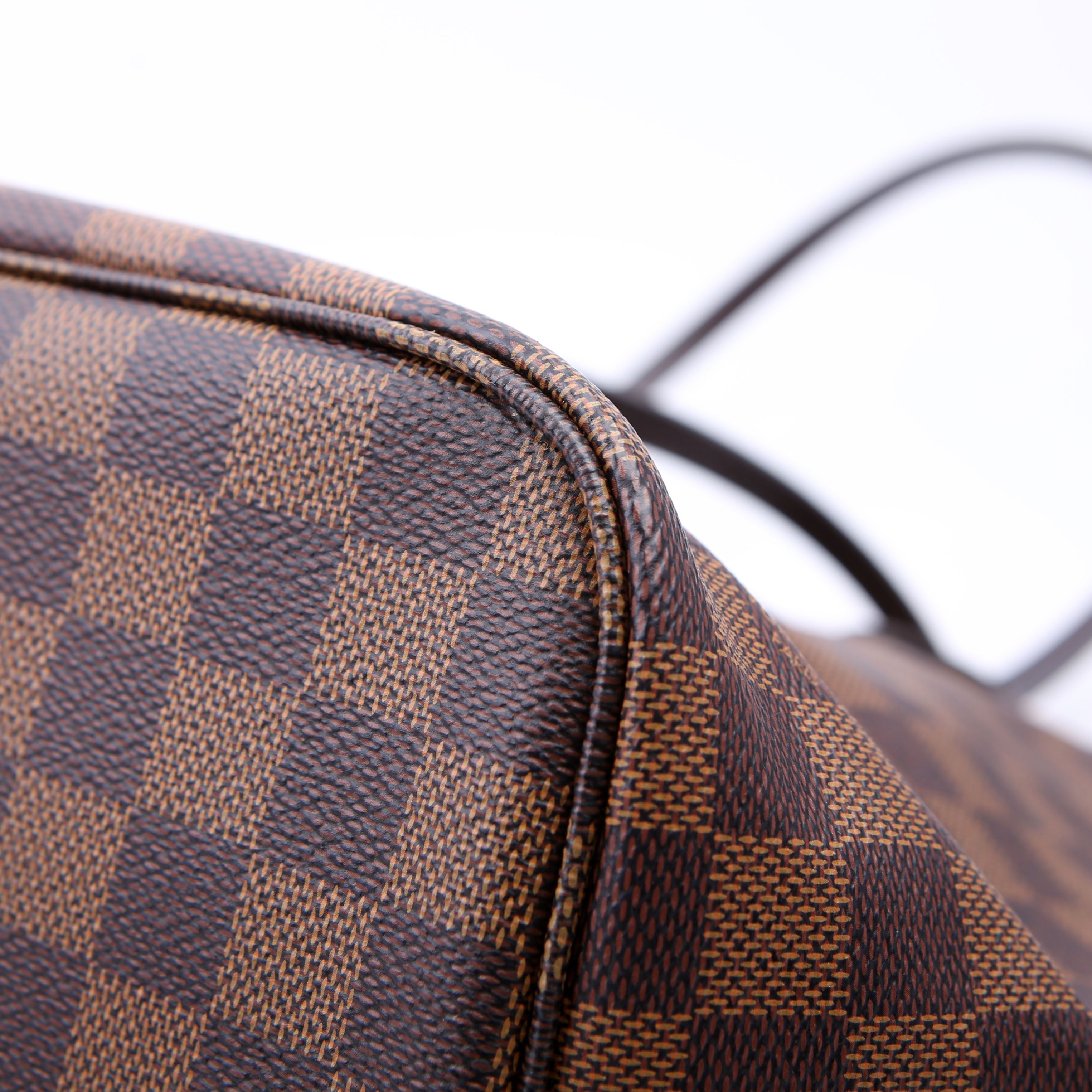 Neverfull With Wallet MM Damier Ebene Red