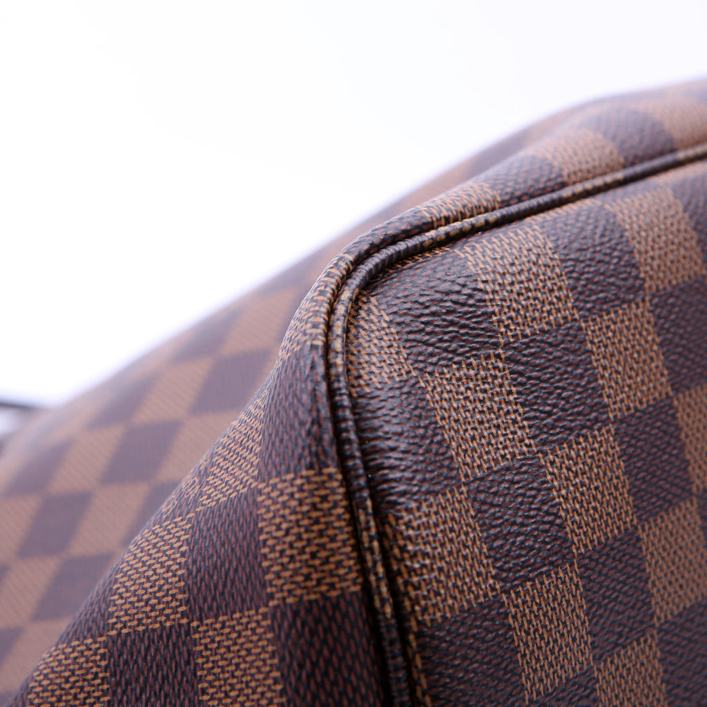 Neverfull With Wallet MM Damier Ebene Red