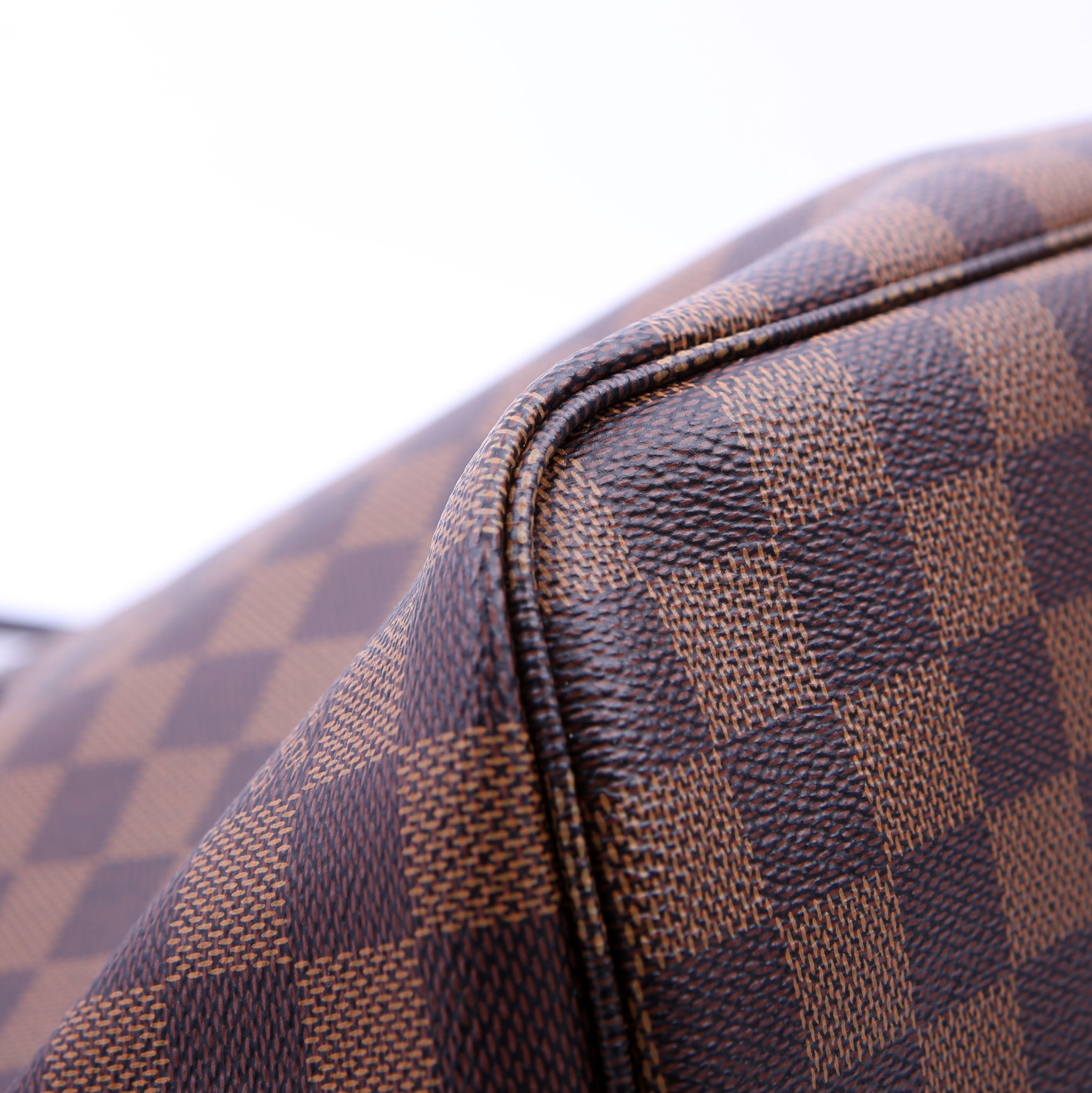 Neverfull With Wallet MM Damier Ebene Red
