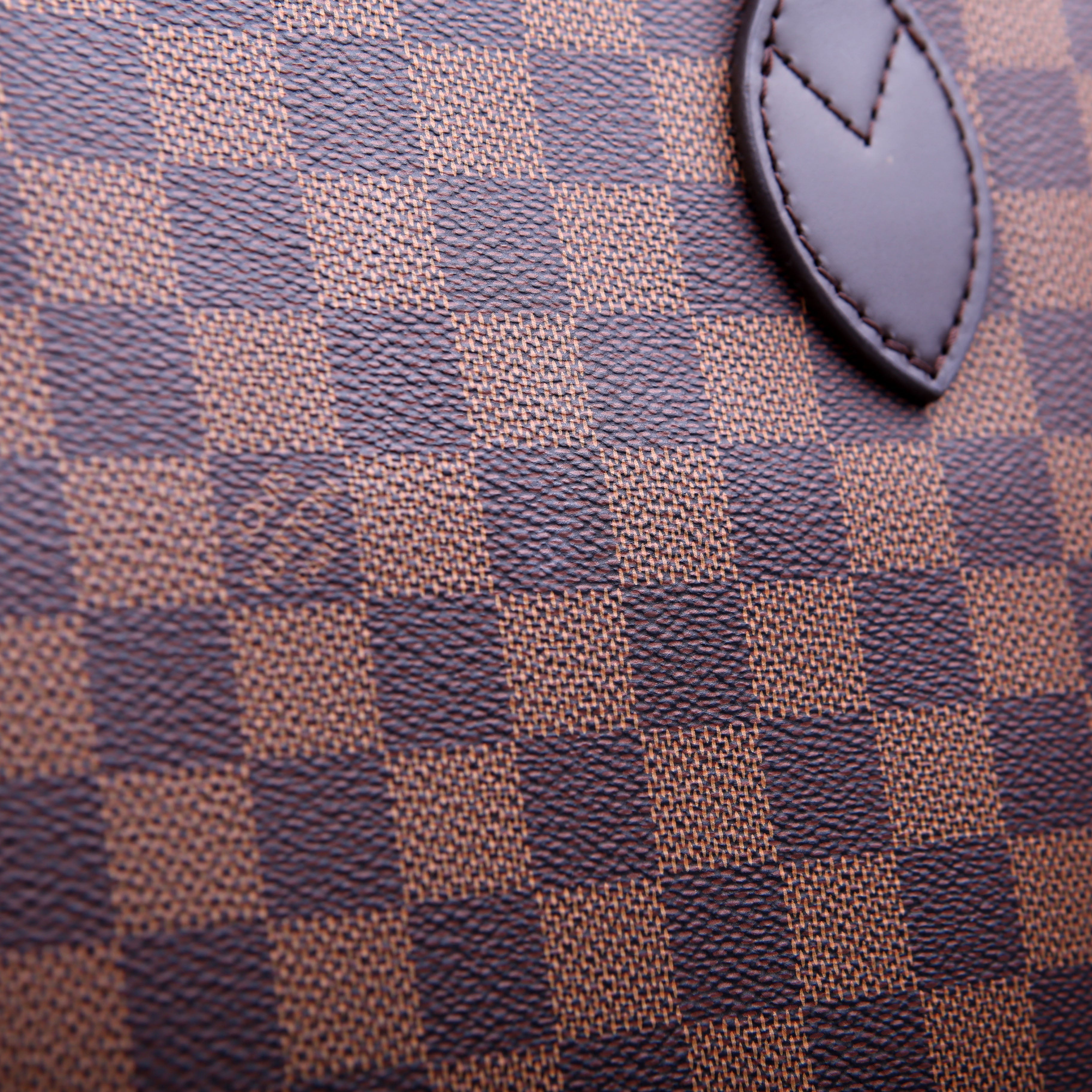 Neverfull With Wallet MM Damier Ebene Red