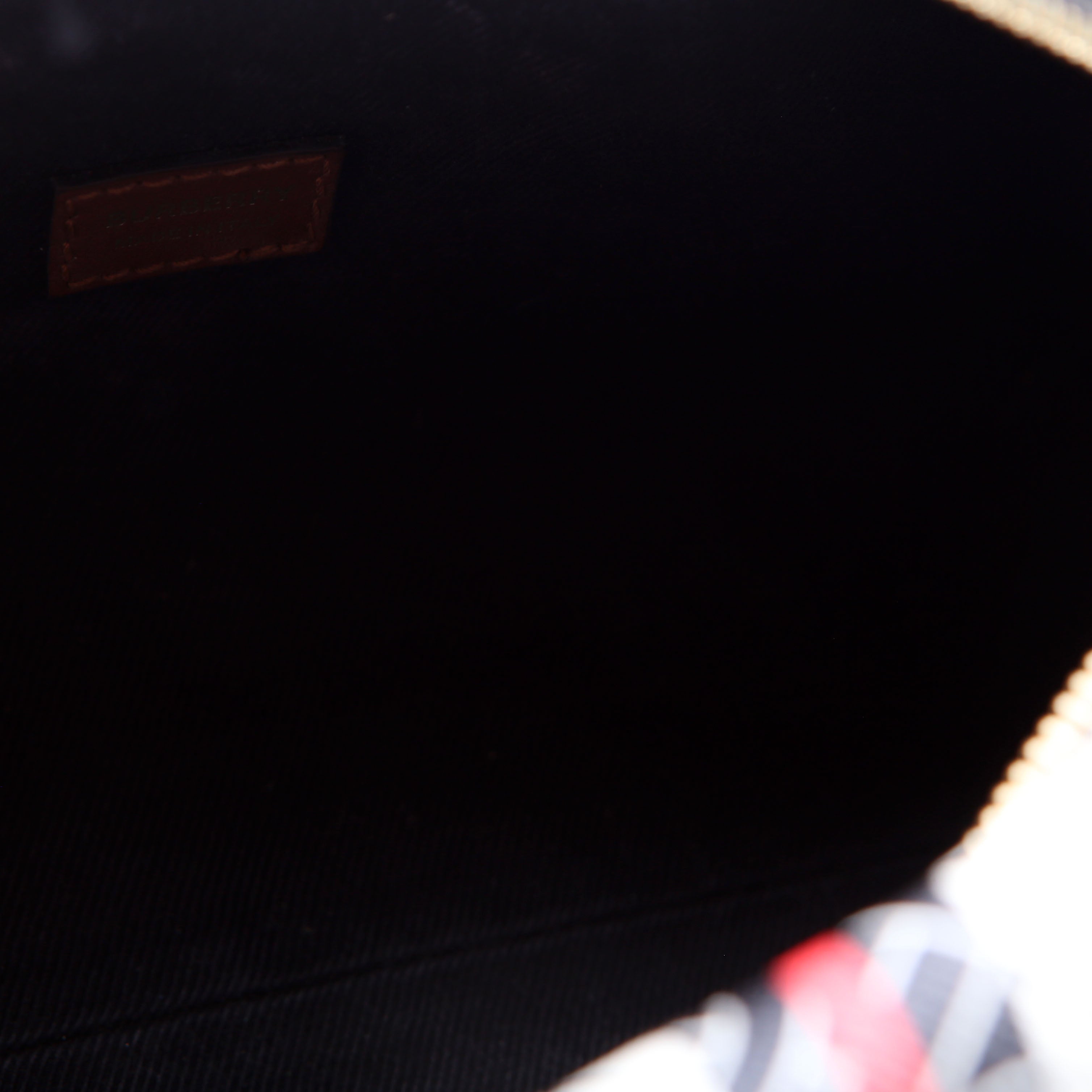 TB Stripe Travel Pouch Brown