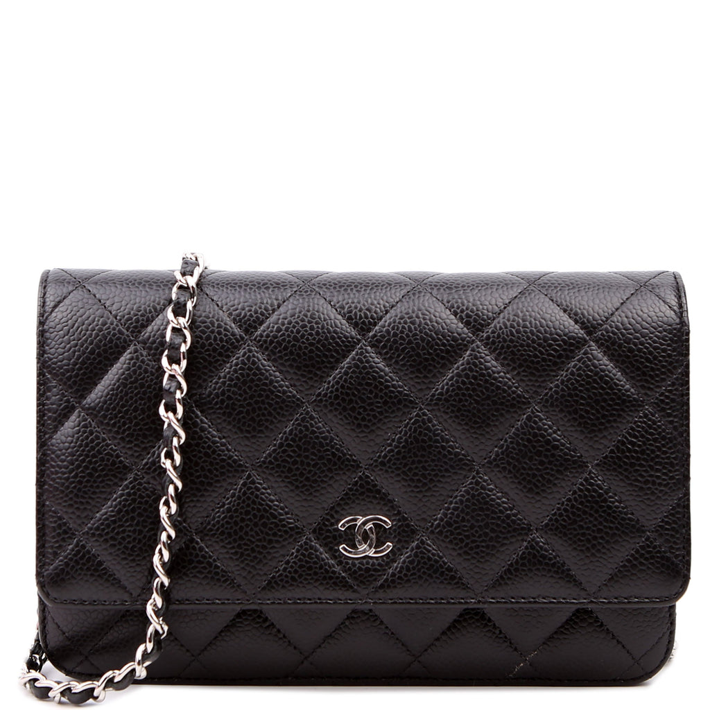 WOC Classic Quilted Caviar RFID Black